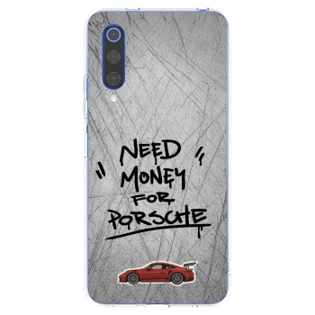 Picasee silikonska prozirna maskica za Xiaomi Mi 9 SE - Grey Drift