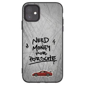 Picasee crna silikonska maskica za Apple iPhone 11 - Grey Drift