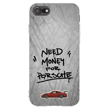 Picasee silikonska prozirna maskica za Apple iPhone 8 - Grey Drift