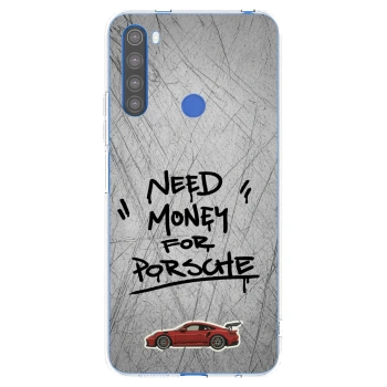 Picasee silikonska prozirna maskica za Xiaomi Redmi Note 8T - Grey Drift