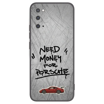 Picasee crna silikonska maskica za Samsung Galaxy S20 G980F - Grey Drift