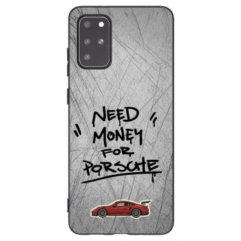 Picasee crna silikonska maskica za Samsung Galaxy S20+ G985F - Grey Drift