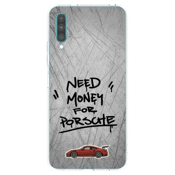 Picasee silikonska prozirna maskica za Samsung Galaxy A30s A307F - Grey Drift