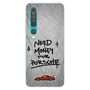 Picasee silikonska prozirna maskica za Xiaomi Mi 10 - Grey Drift