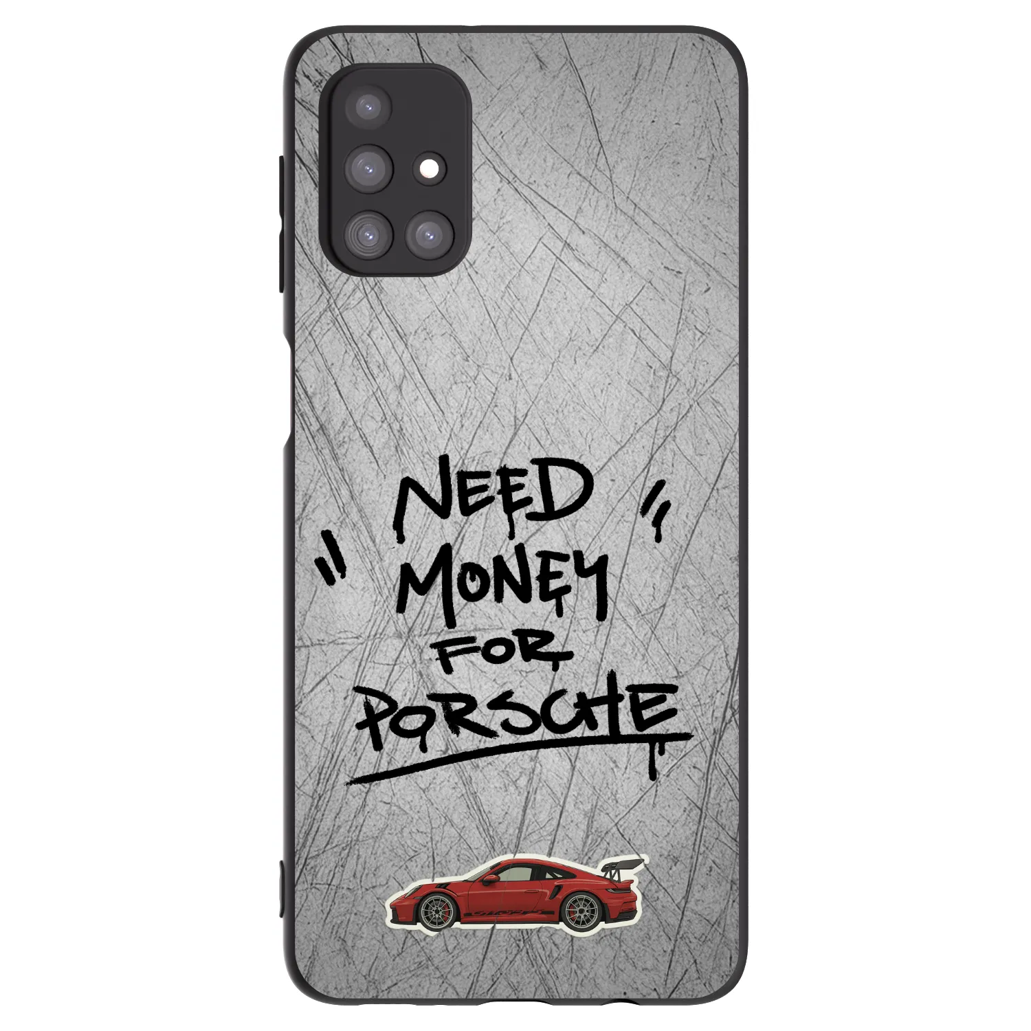 Picasee crna silikonska maskica za Samsung Galaxy M31s - Grey Drift