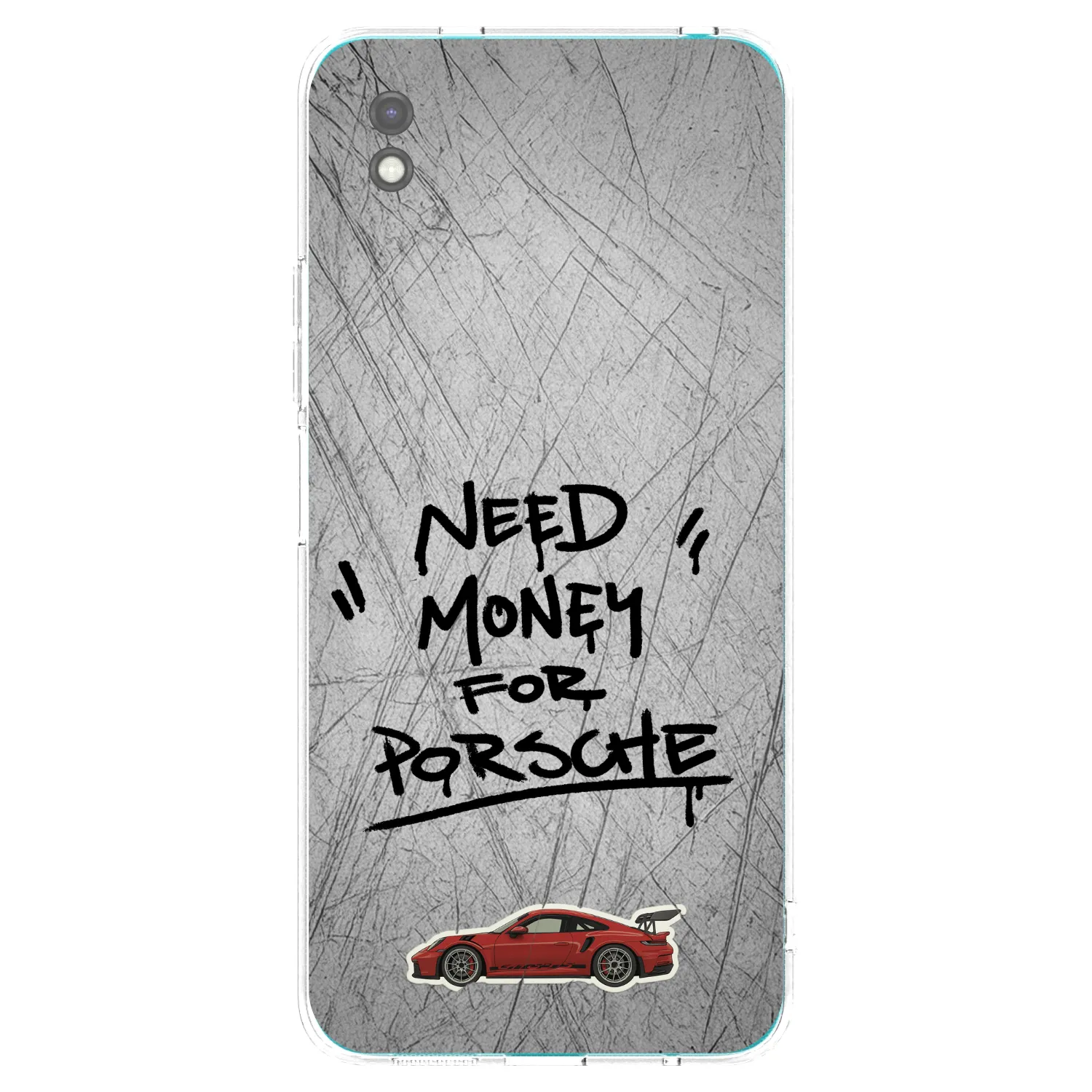 Picasee crna silikonska maskica za Xiaomi Redmi 9A - Grey Drift