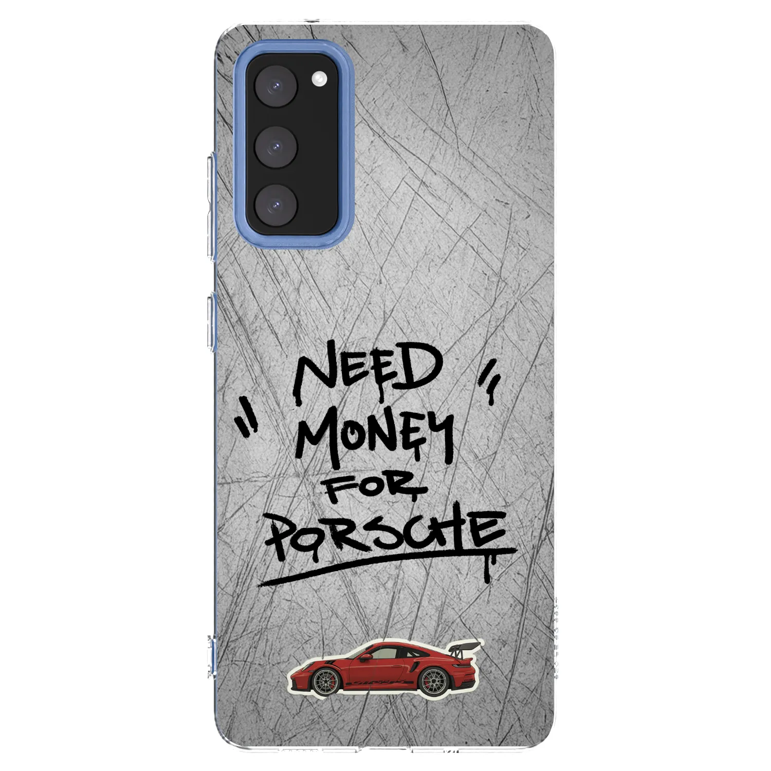 Picasee silikonska prozirna maskica za Samsung Galaxy S20 FE - Grey Drift