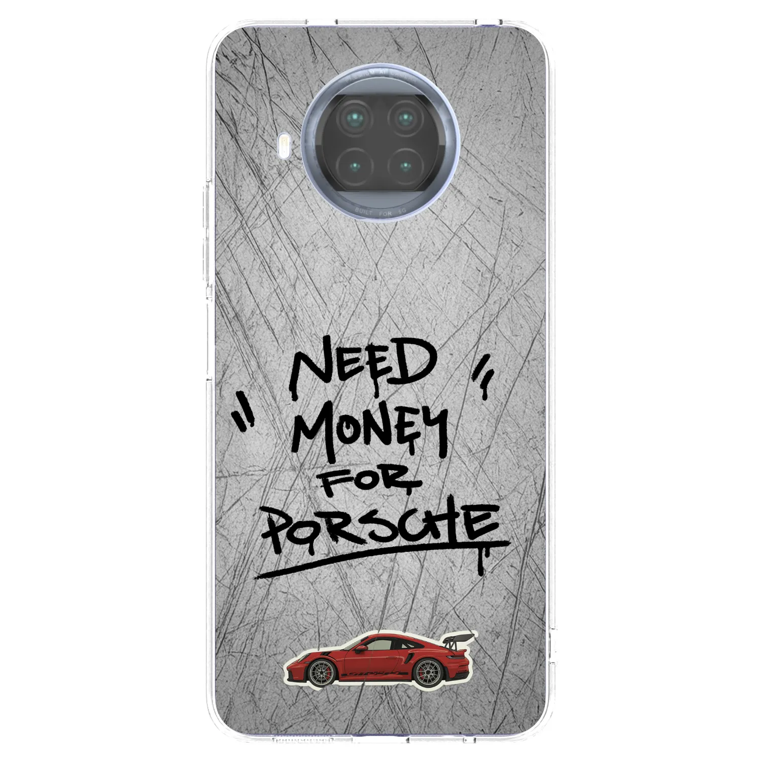 Picasee silikonska prozirna maskica za Xiaomi Mi 10T Lite - Grey Drift