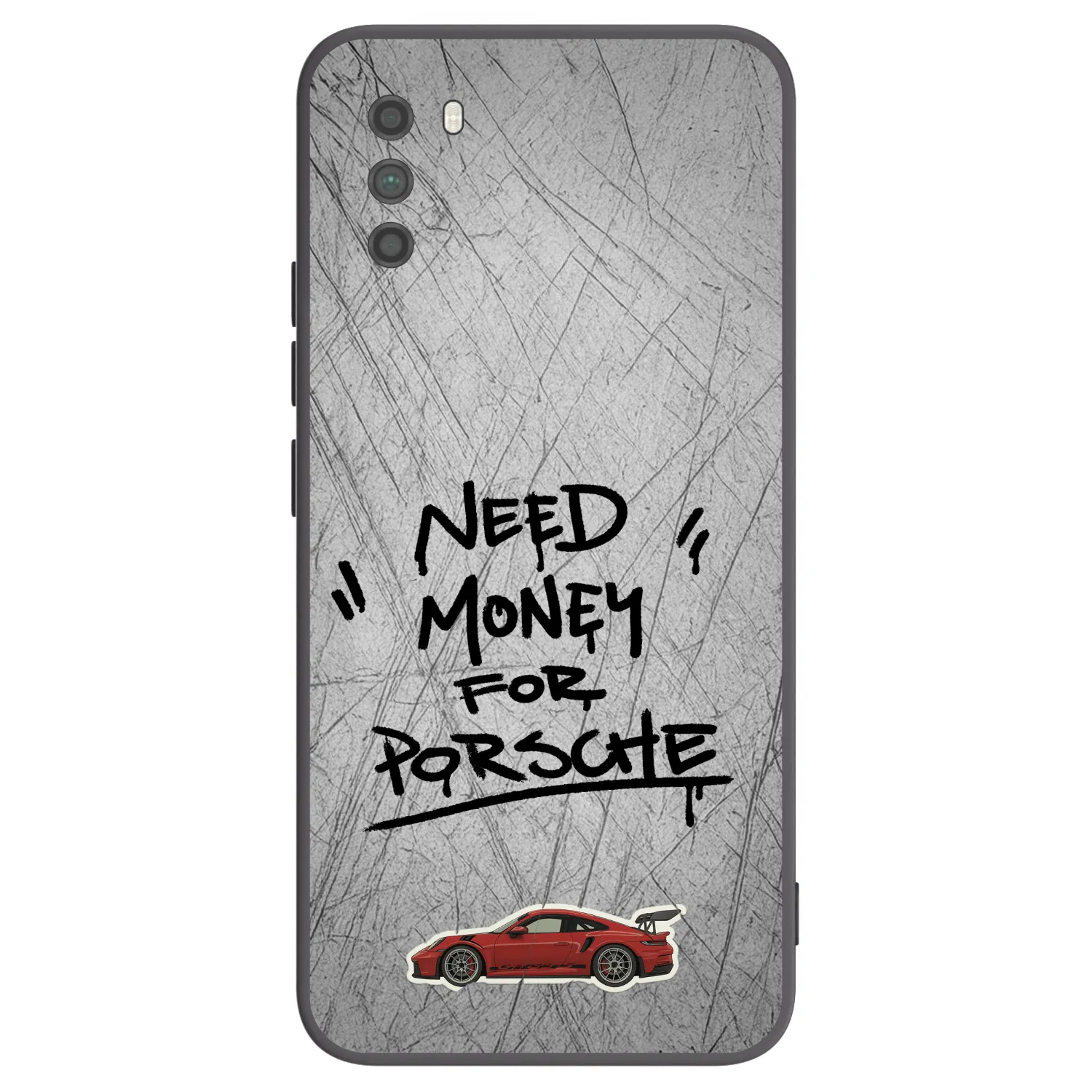 Picasee crna silikonska maskica za Xiaomi Poco M3 - Grey Drift