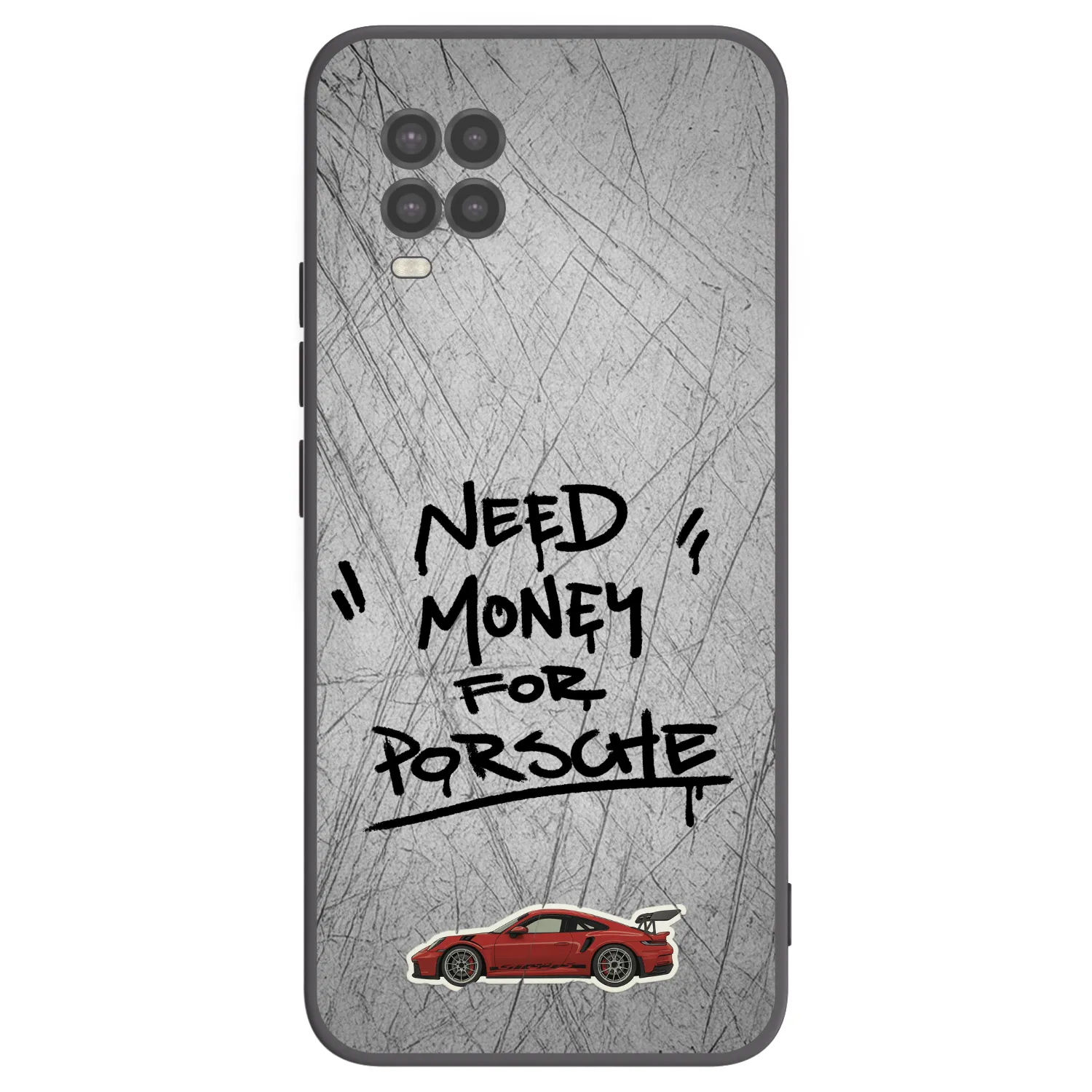 Picasee crna silikonska maskica za Xiaomi Mi 10 Lite - Grey Drift