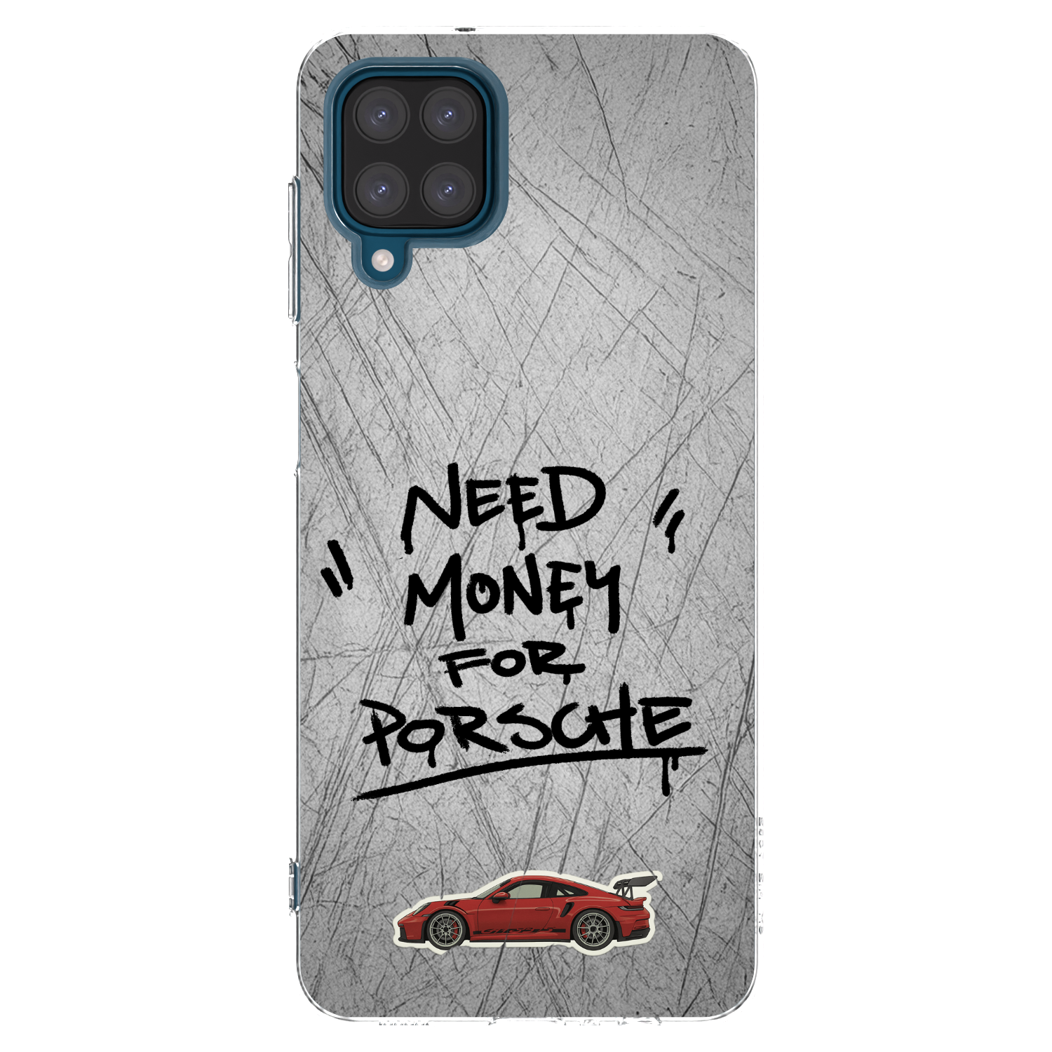 Picasee silikonska prozirna maskica za Samsung Galaxy A12 A125F - Grey Drift