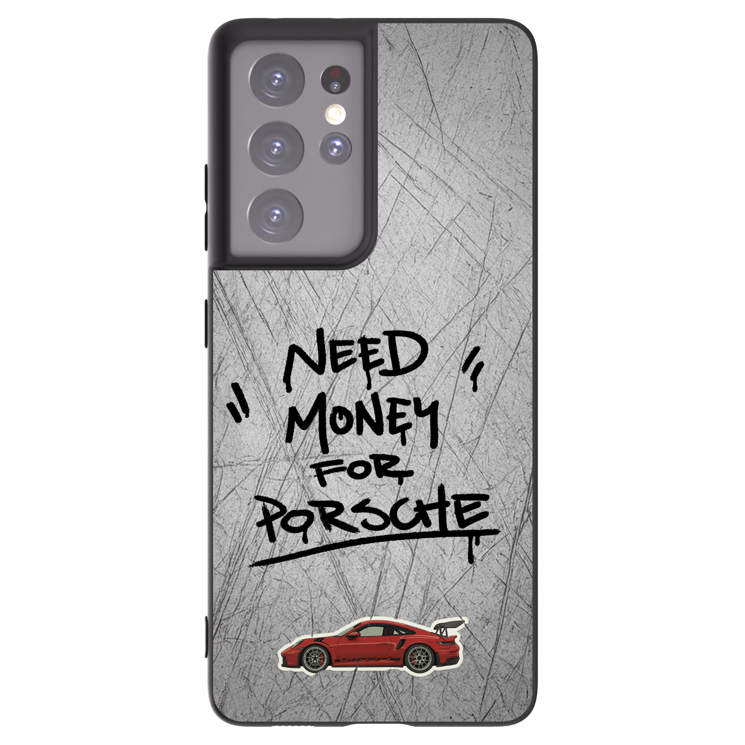 Picasee crna silikonska maskica za Samsung Galaxy S21 Ultra 5G G998B - Grey Drift