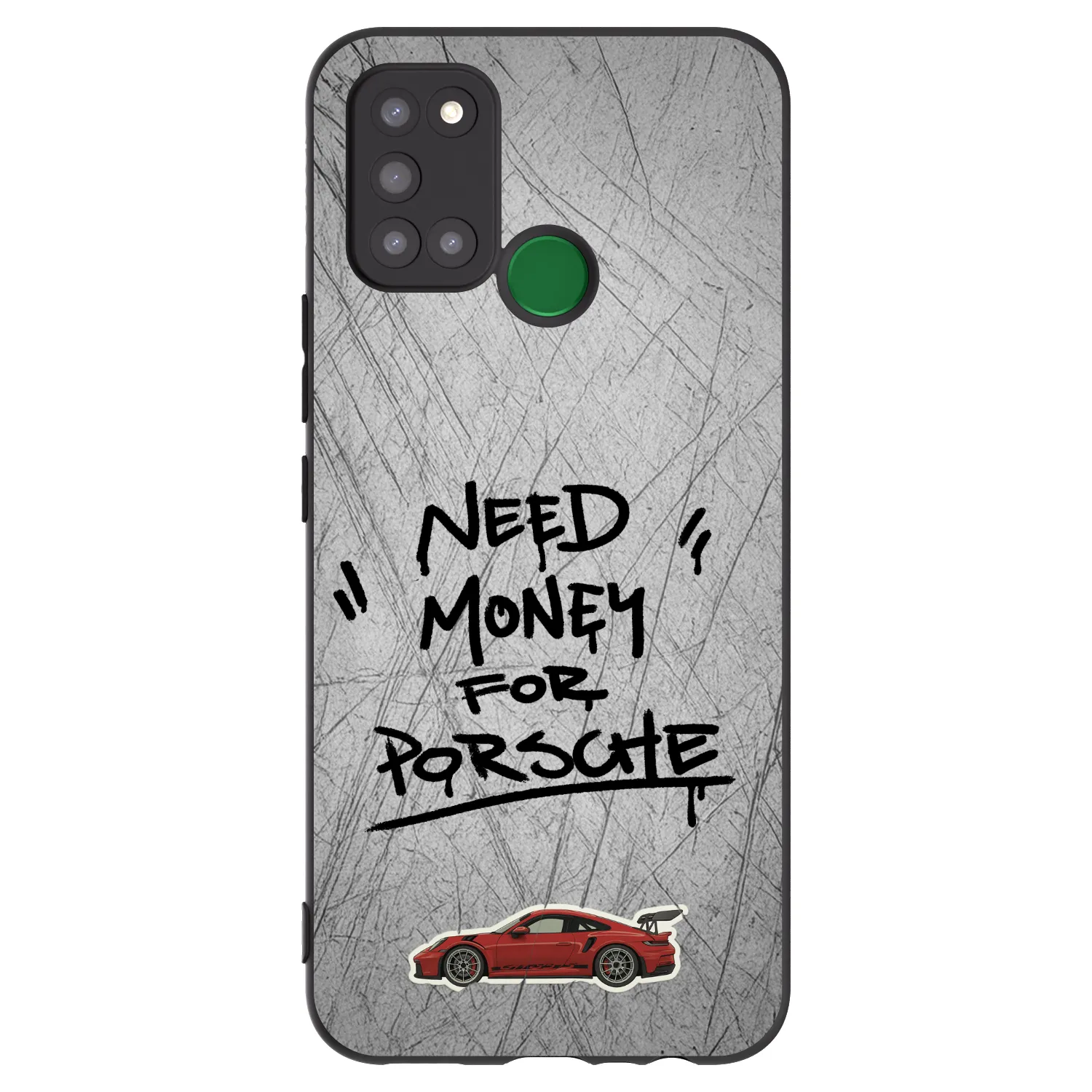 Picasee crna silikonska maskica za Realme 7i - Grey Drift