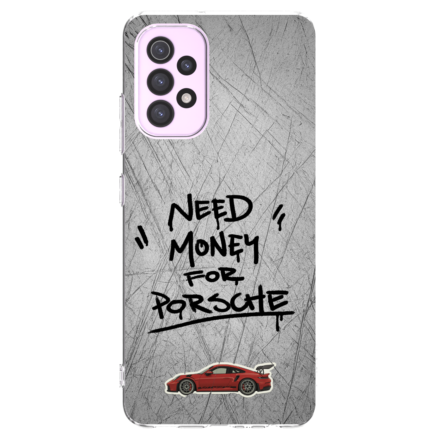 Picasee silikonska prozirna maskica za Samsung Galaxy A32 5G A326B - Grey Drift