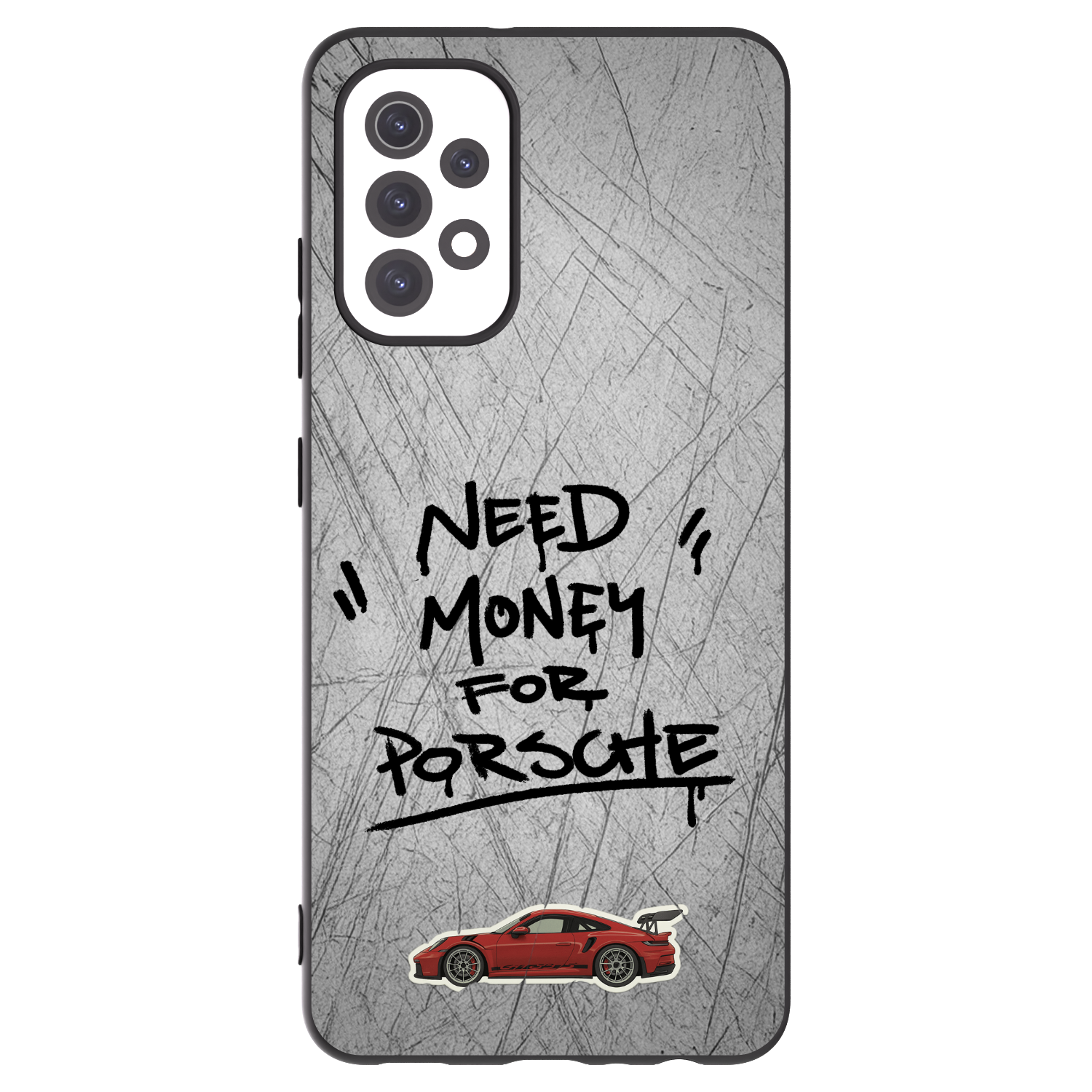 Picasee crna silikonska maskica za Samsung Galaxy A32 5G A326B - Grey Drift