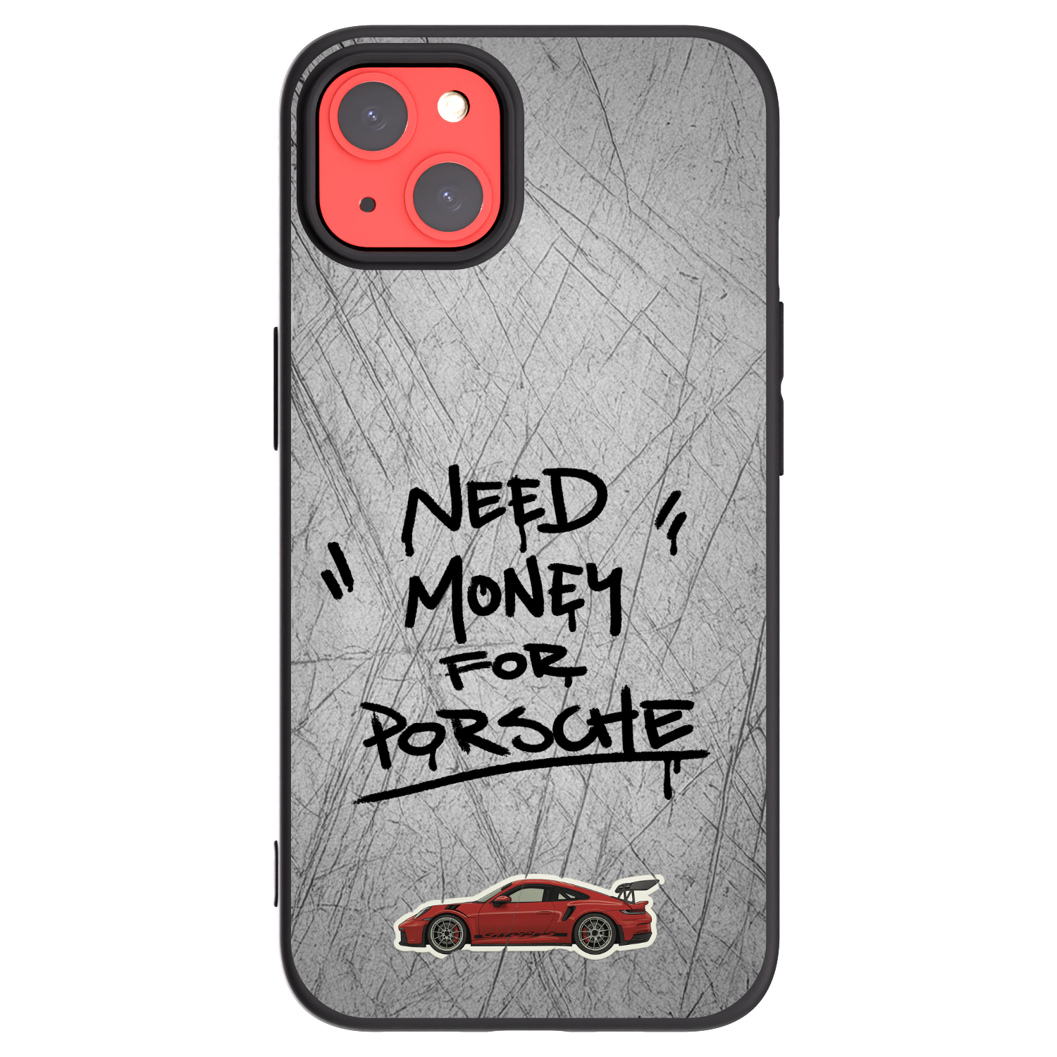 Picasee crna silikonska maskica za Apple iPhone 13 - Grey Drift