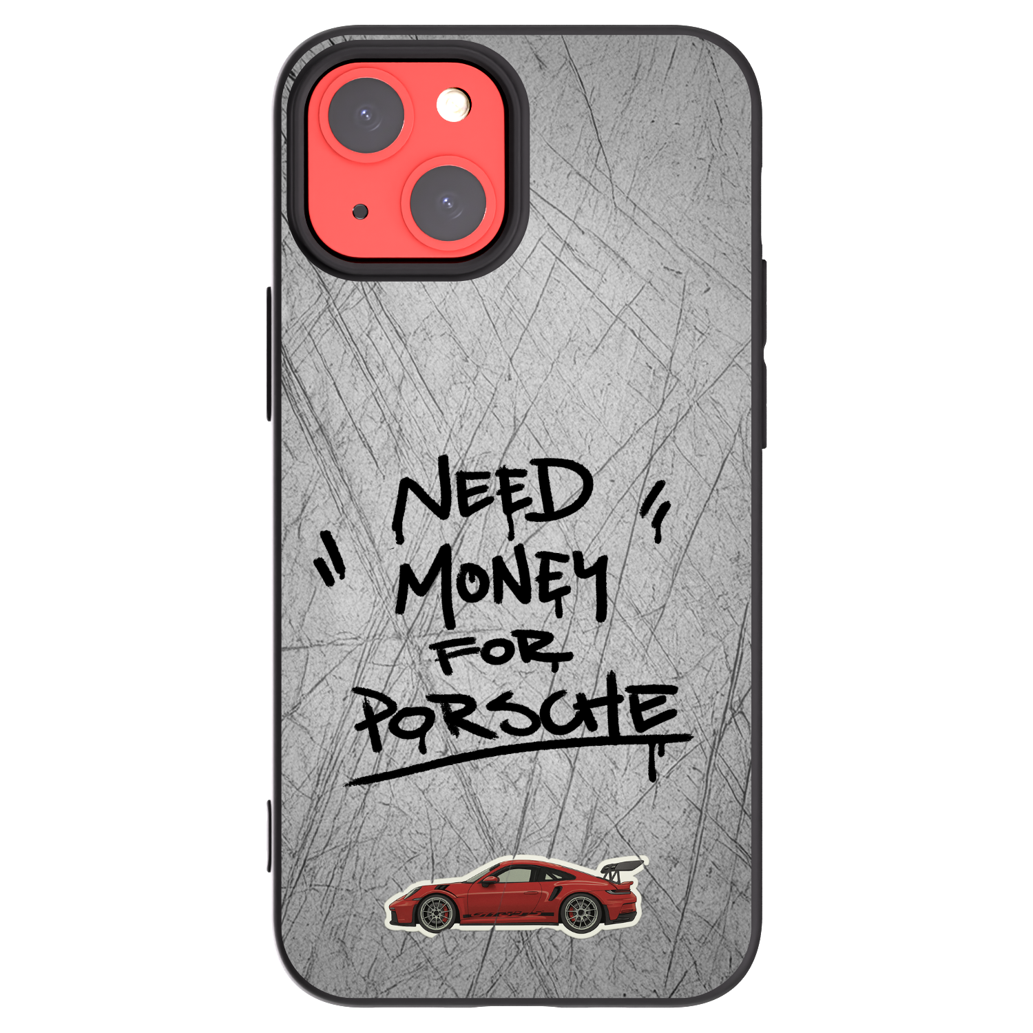 Picasee crna silikonska maskica za Apple iPhone 13 mini - Grey Drift