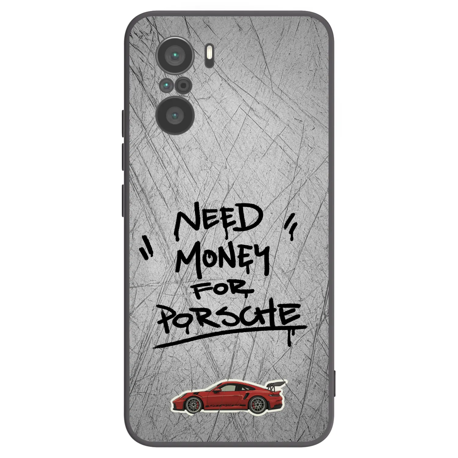 Picasee crna silikonska maskica za Xiaomi Poco F3 - Grey Drift