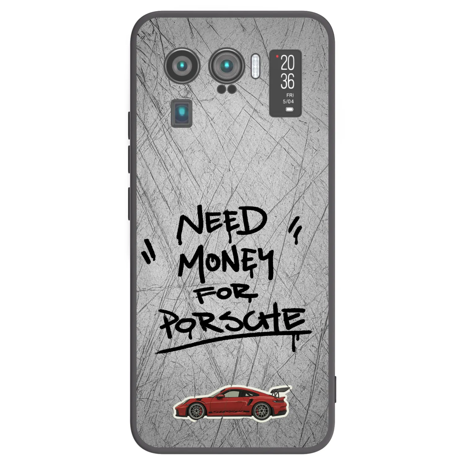 Picasee crna silikonska maskica za Xiaomi Mi 11 Ultra - Grey Drift