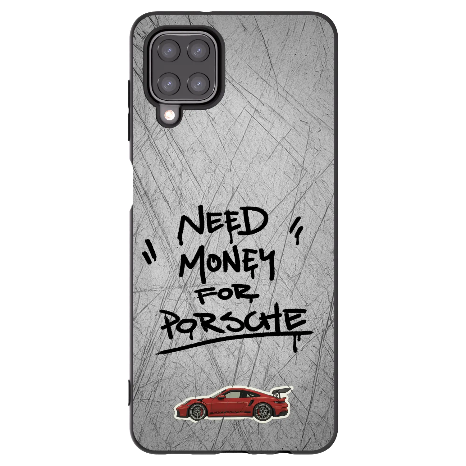 Picasee crna silikonska maskica za Samsung Galaxy M12 M127F - Grey Drift