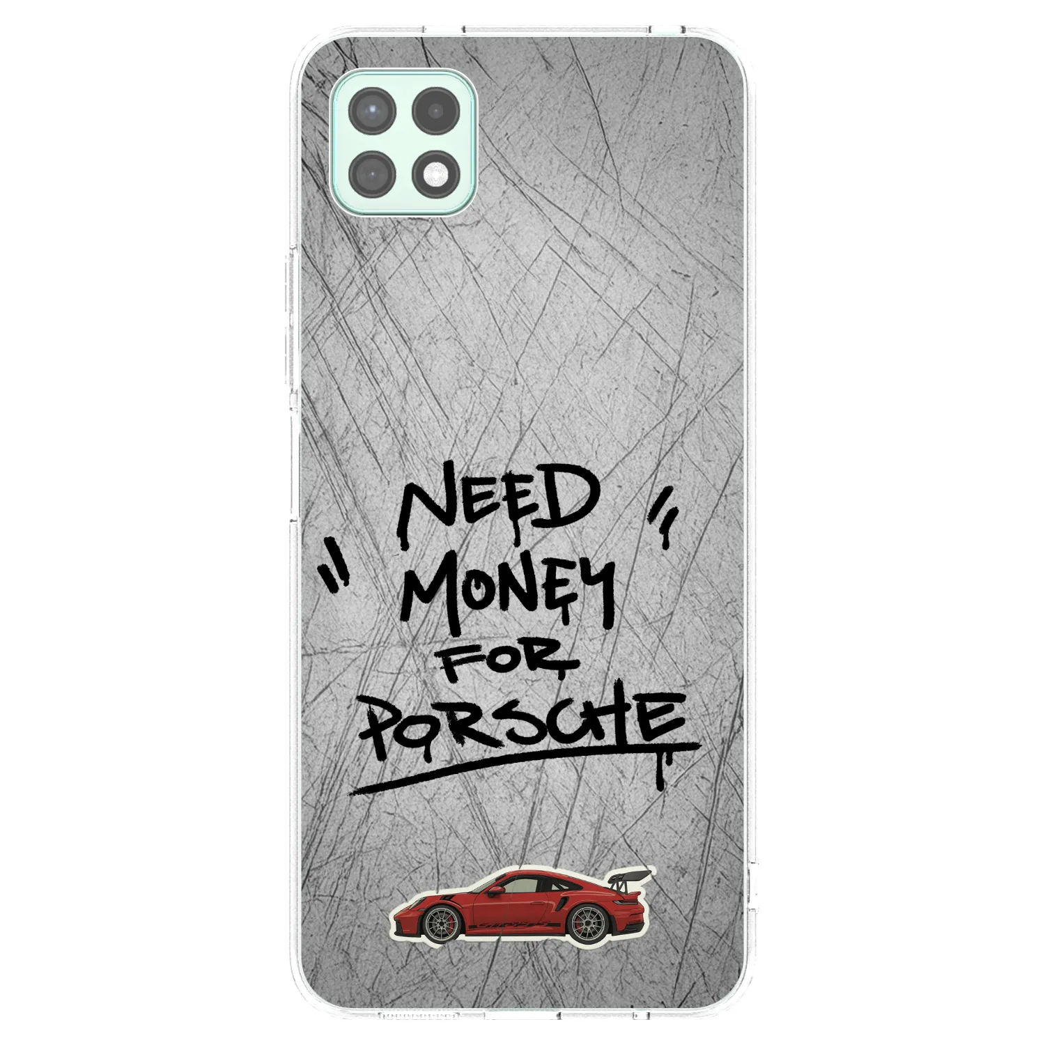 Picasee silikonska prozirna maskica za Samsung Galaxy A22 A226B 5G - Grey Drift