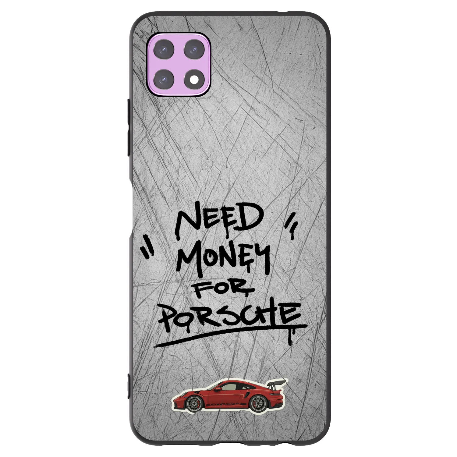 Picasee crna silikonska maskica za Samsung Galaxy A22 A226B 5G - Grey Drift