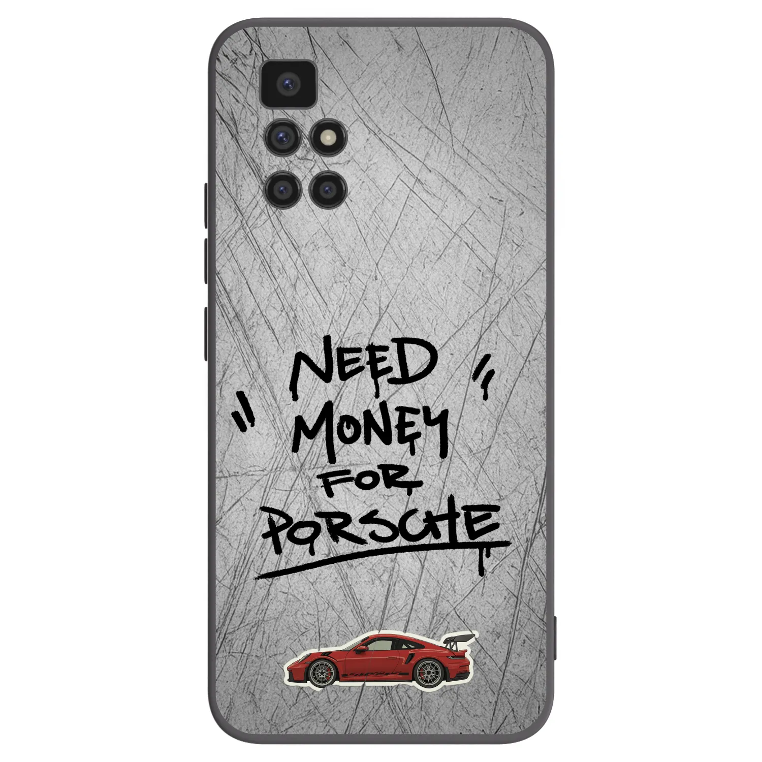 Picasee crna silikonska maskica za Xiaomi Redmi 10 - Grey Drift