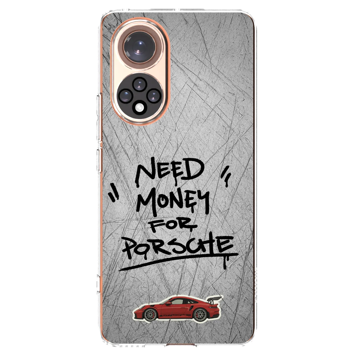 Picasee silikonska prozirna maskica za Huawei Nova 9 - Grey Drift