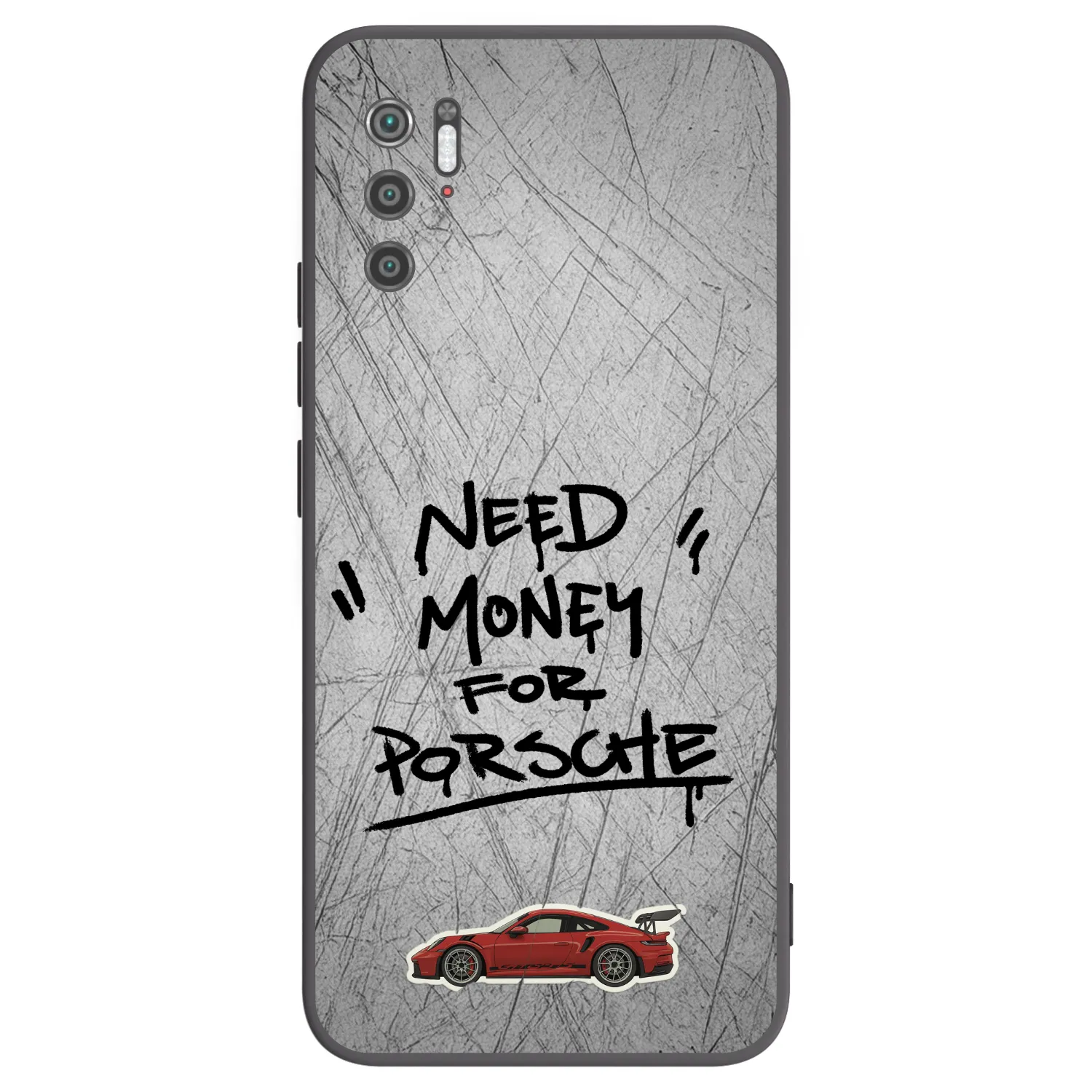 Picasee crna silikonska maskica za Xiaomi Poco M3 Pro 5G - Grey Drift
