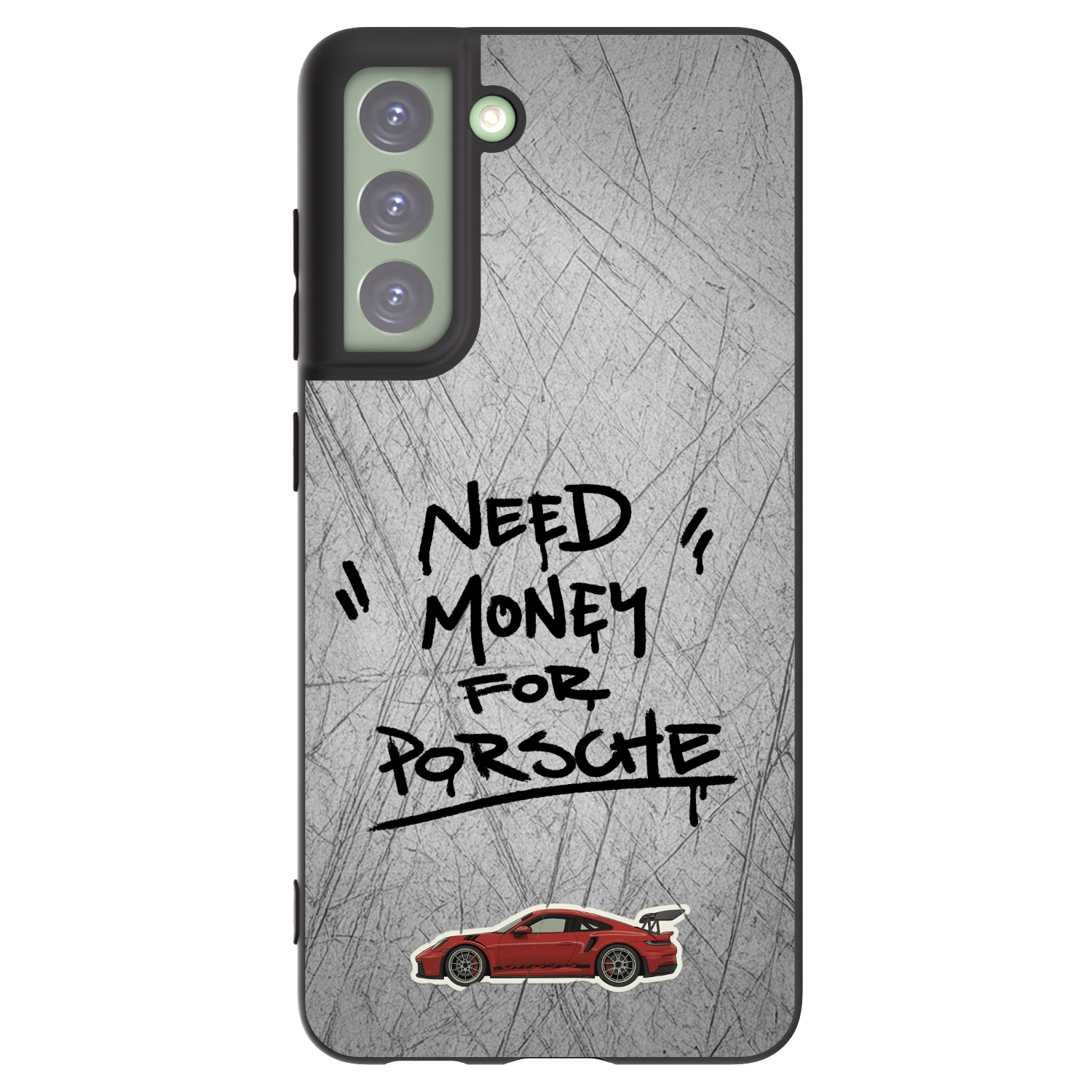 Picasee crna silikonska maskica za Samsung Galaxy S21 FE 5G - Grey Drift