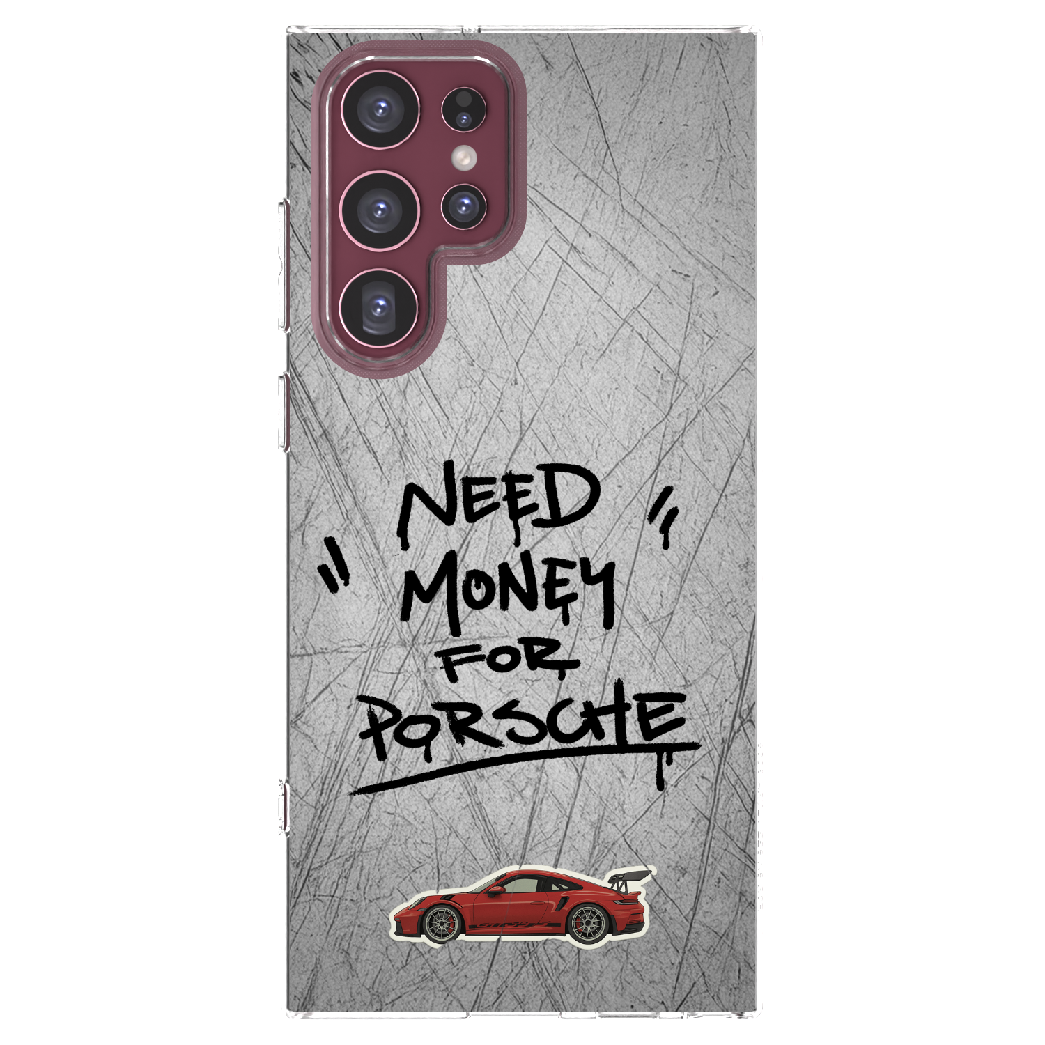 Picasee silikonska prozirna maskica za Samsung Galaxy S22 Ultra 5G - Grey Drift