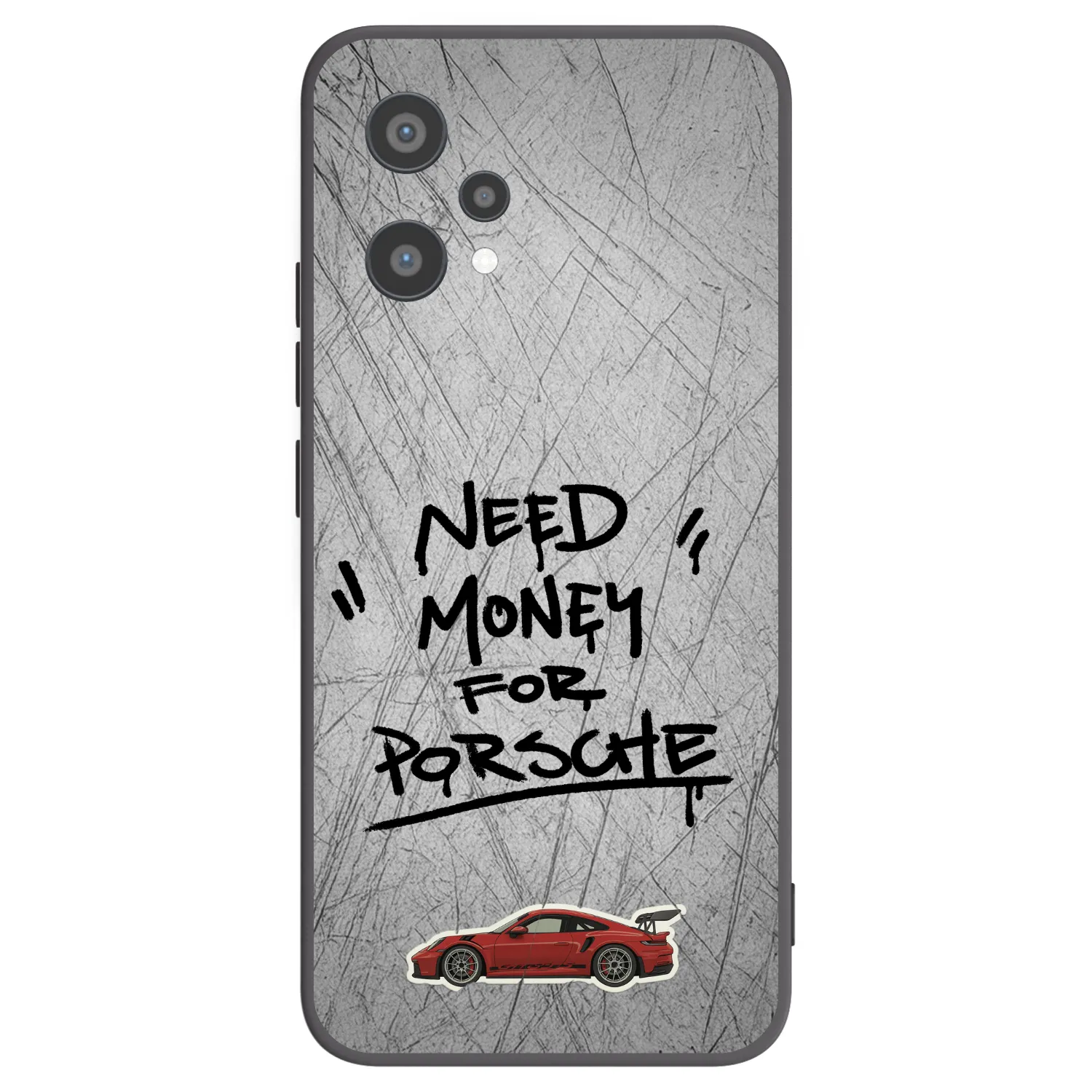 Picasee crna silikonska maskica za Realme 9 Pro 5G - Grey Drift