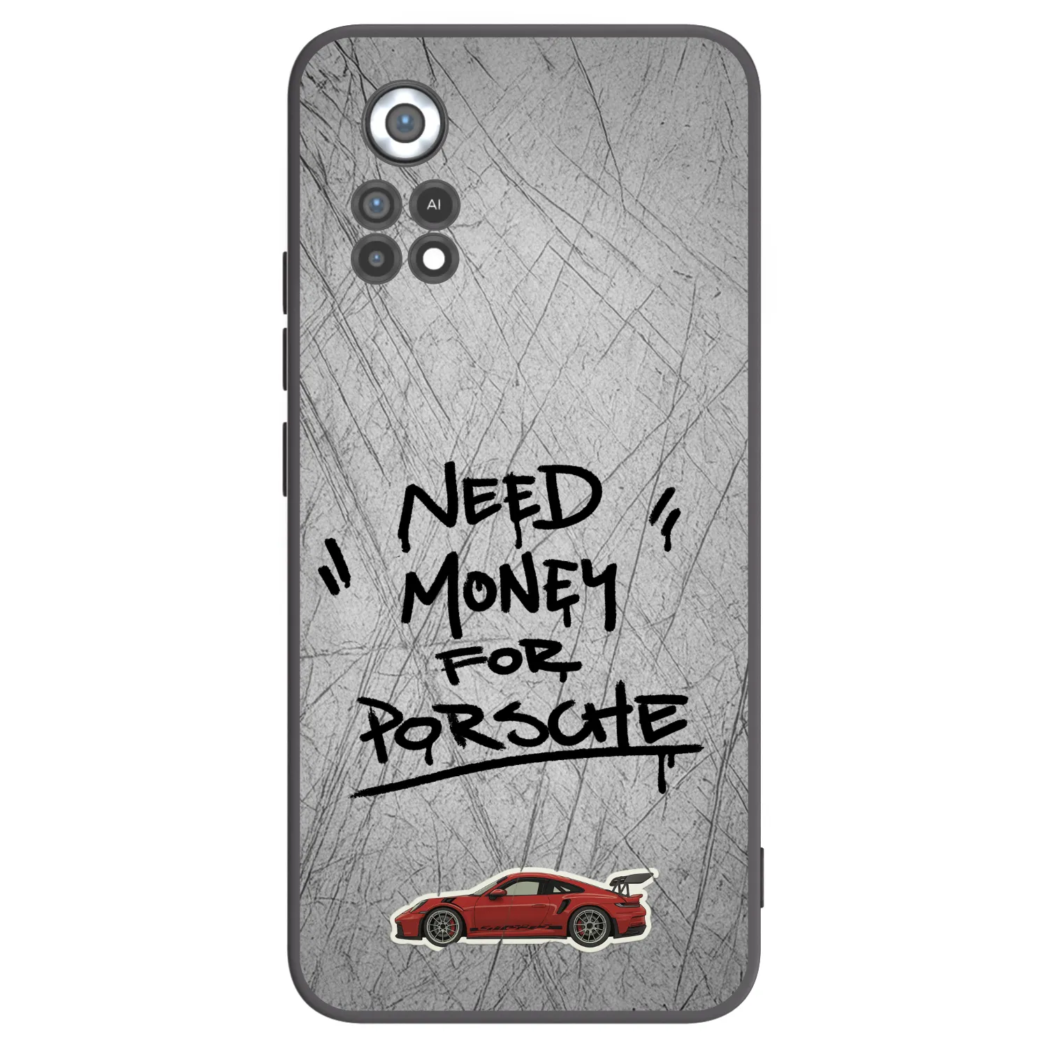 Picasee crna silikonska maskica za Xiaomi Poco X4 Pro 5G - Grey Drift