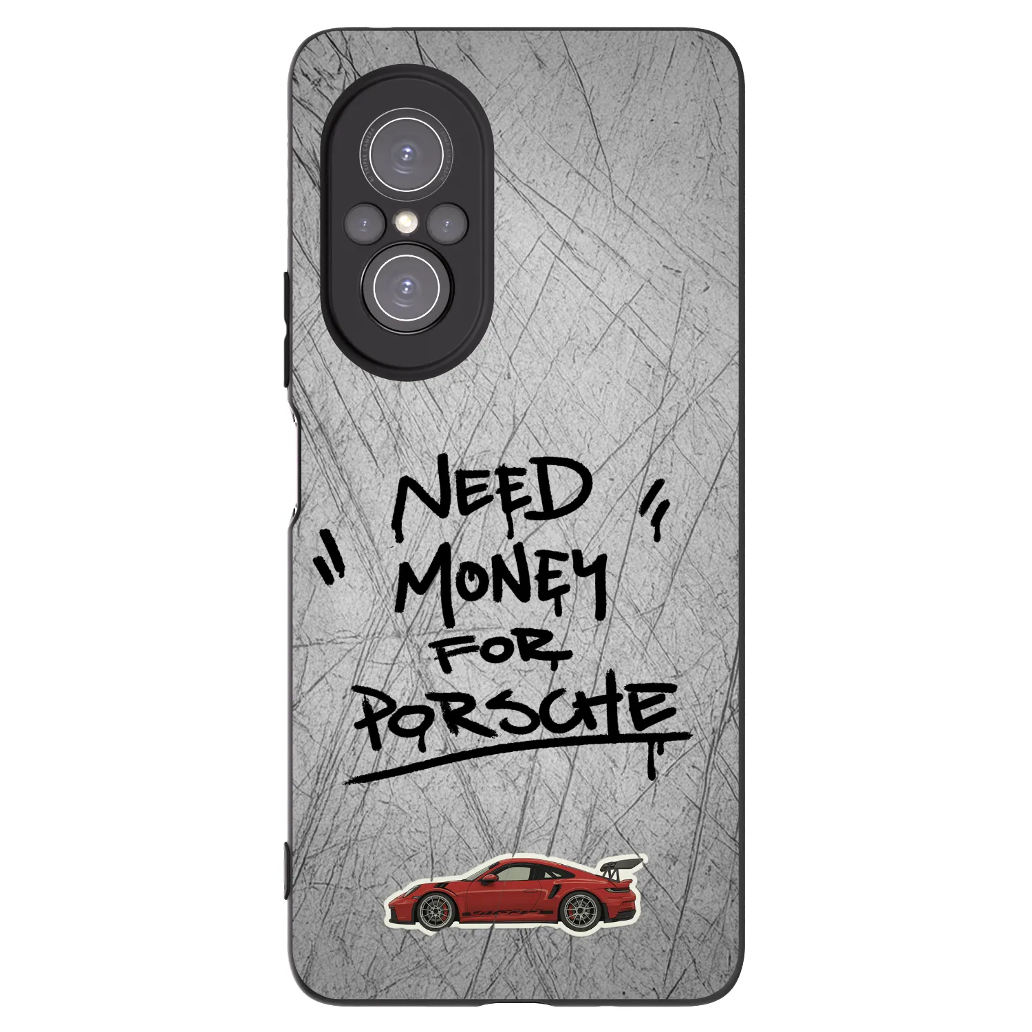 Picasee crna silikonska maskica za Huawei Nova 9 SE - Grey Drift