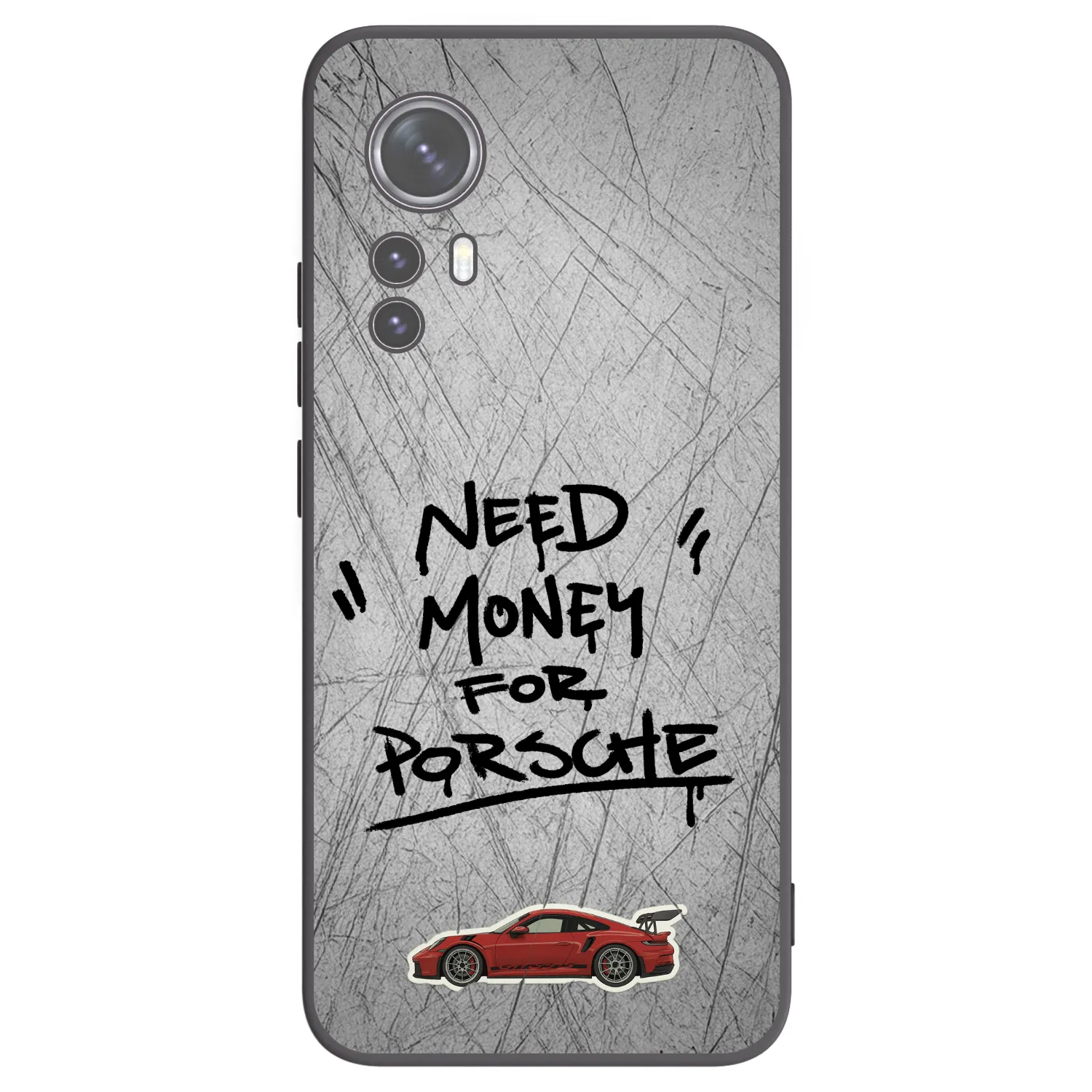 Picasee crna silikonska maskica za Xiaomi 12 - Grey Drift