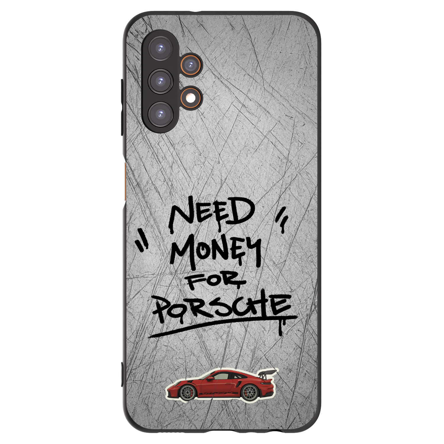 Picasee crna silikonska maskica za Samsung Galaxy A13 4G A135 - Grey Drift