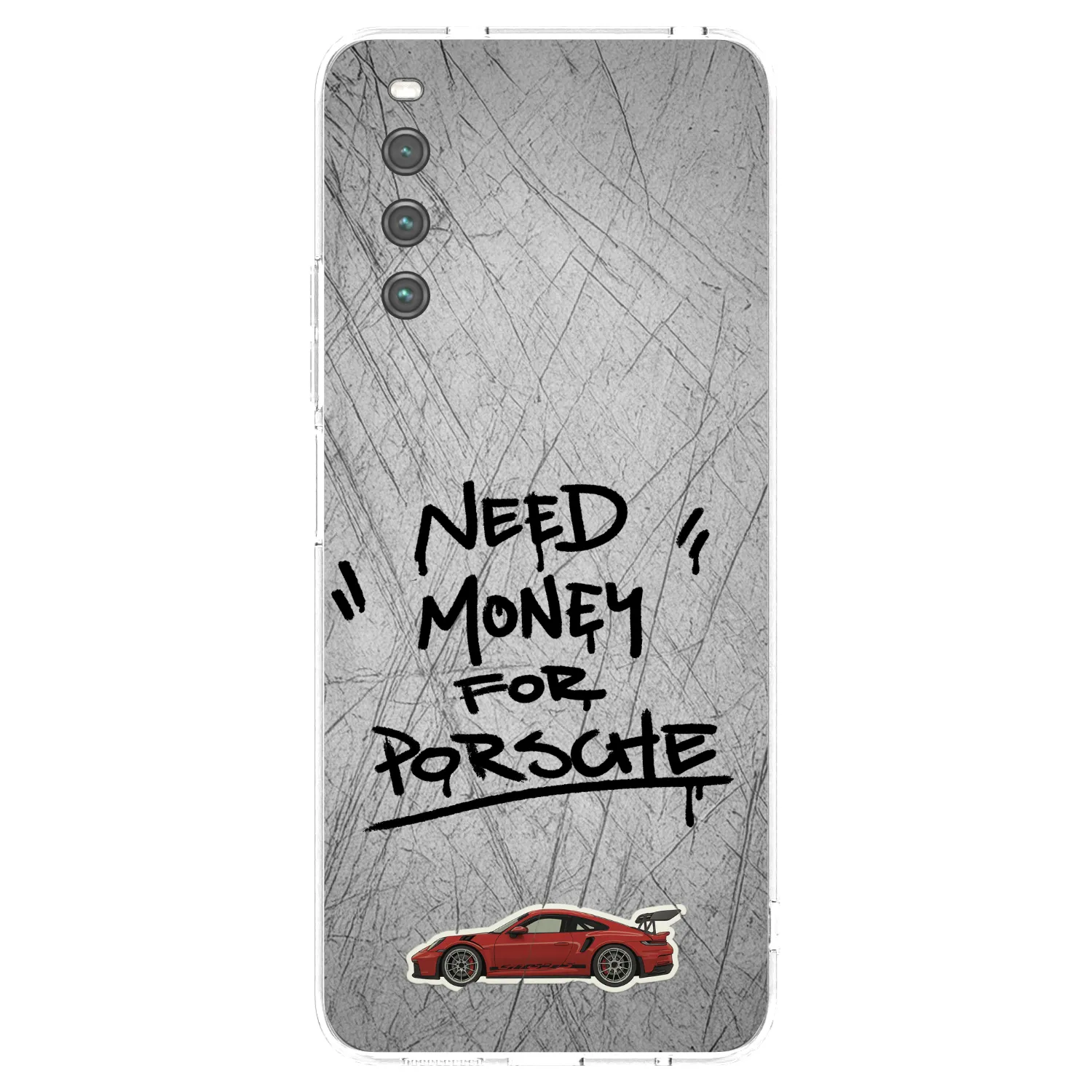 Picasee silikonska prozirna maskica za Sony Xperia 10 IV 5G - Grey Drift