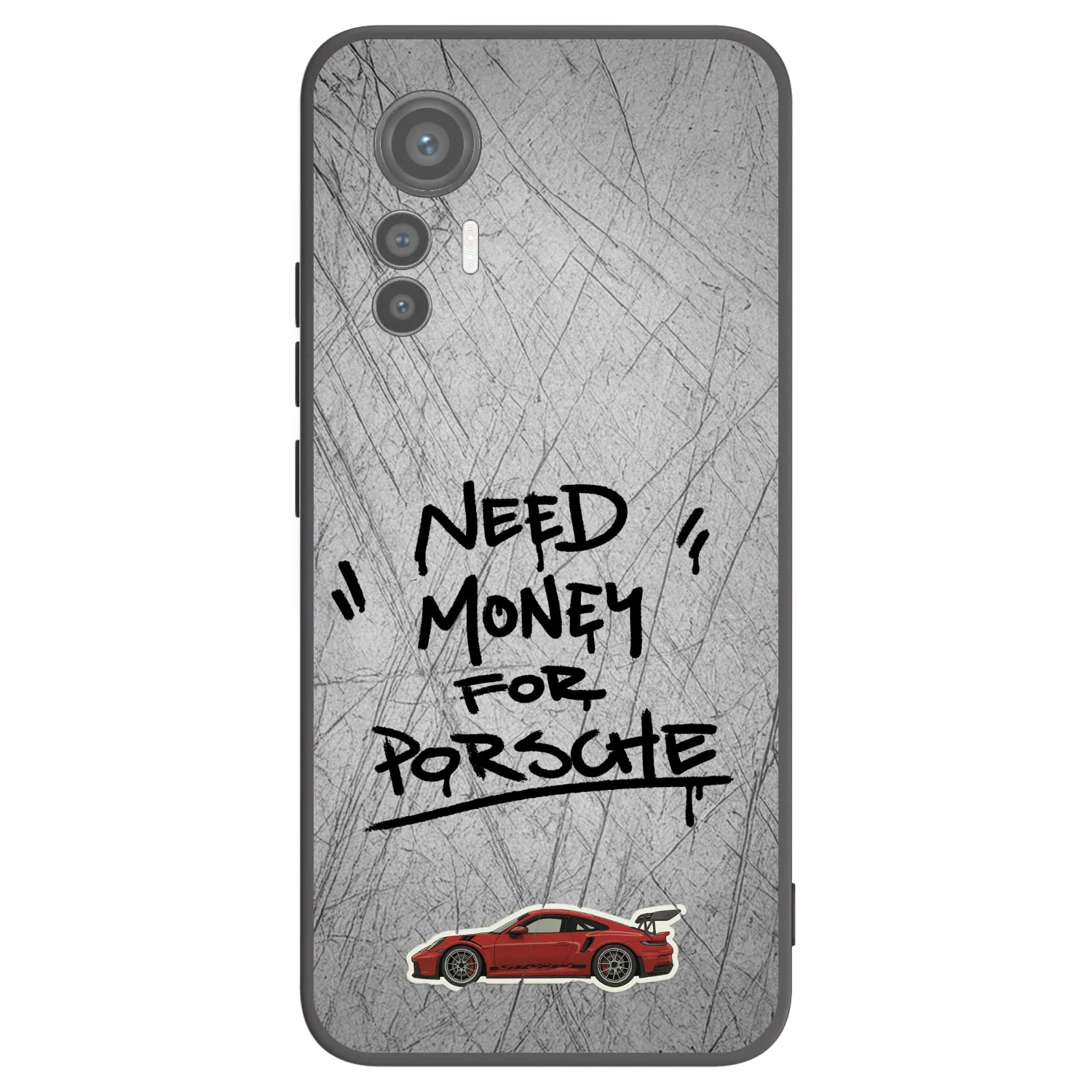 Picasee crna silikonska maskica za Xiaomi 12 Lite - Grey Drift