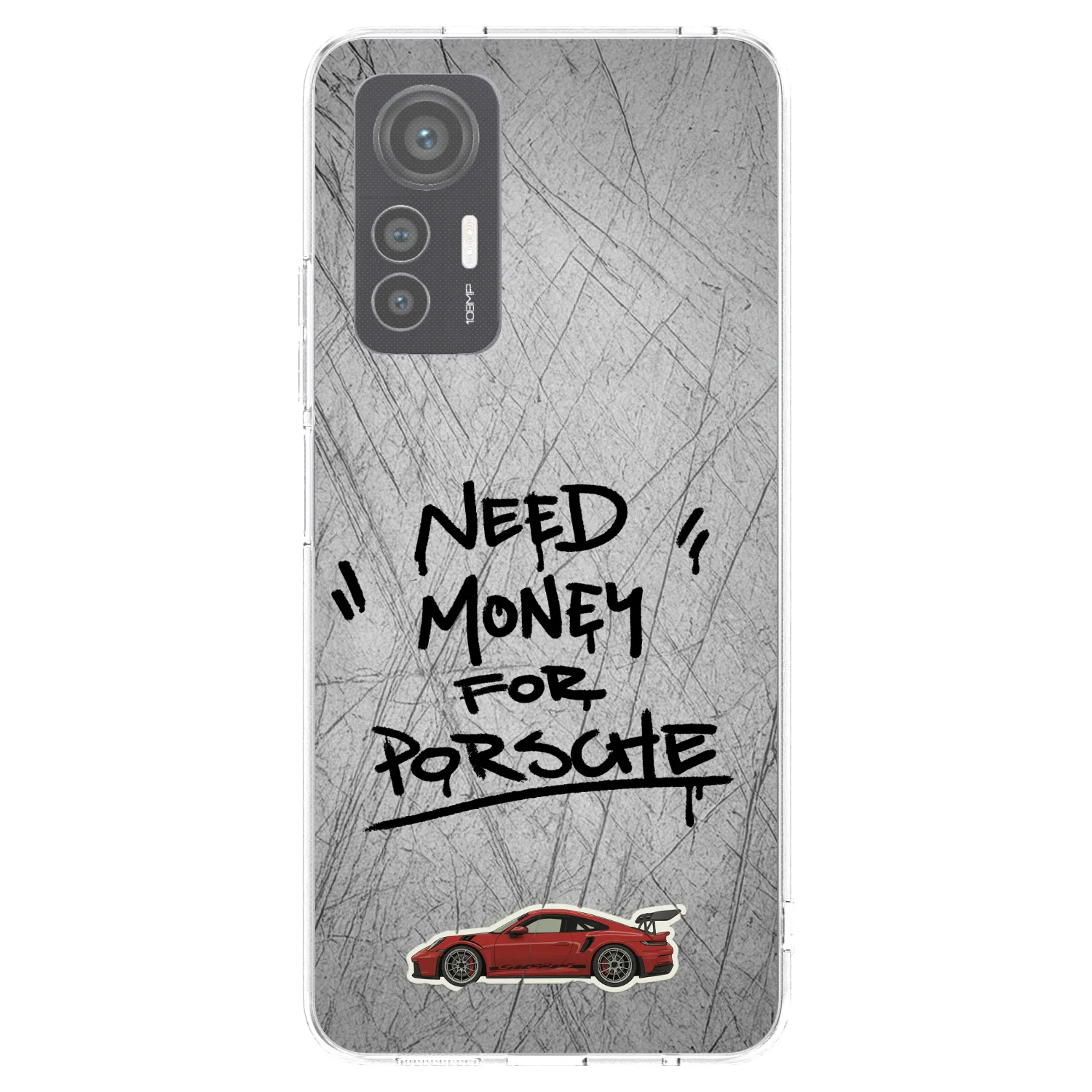 Picasee silikonska prozirna maskica za Xiaomi 12 Lite - Grey Drift