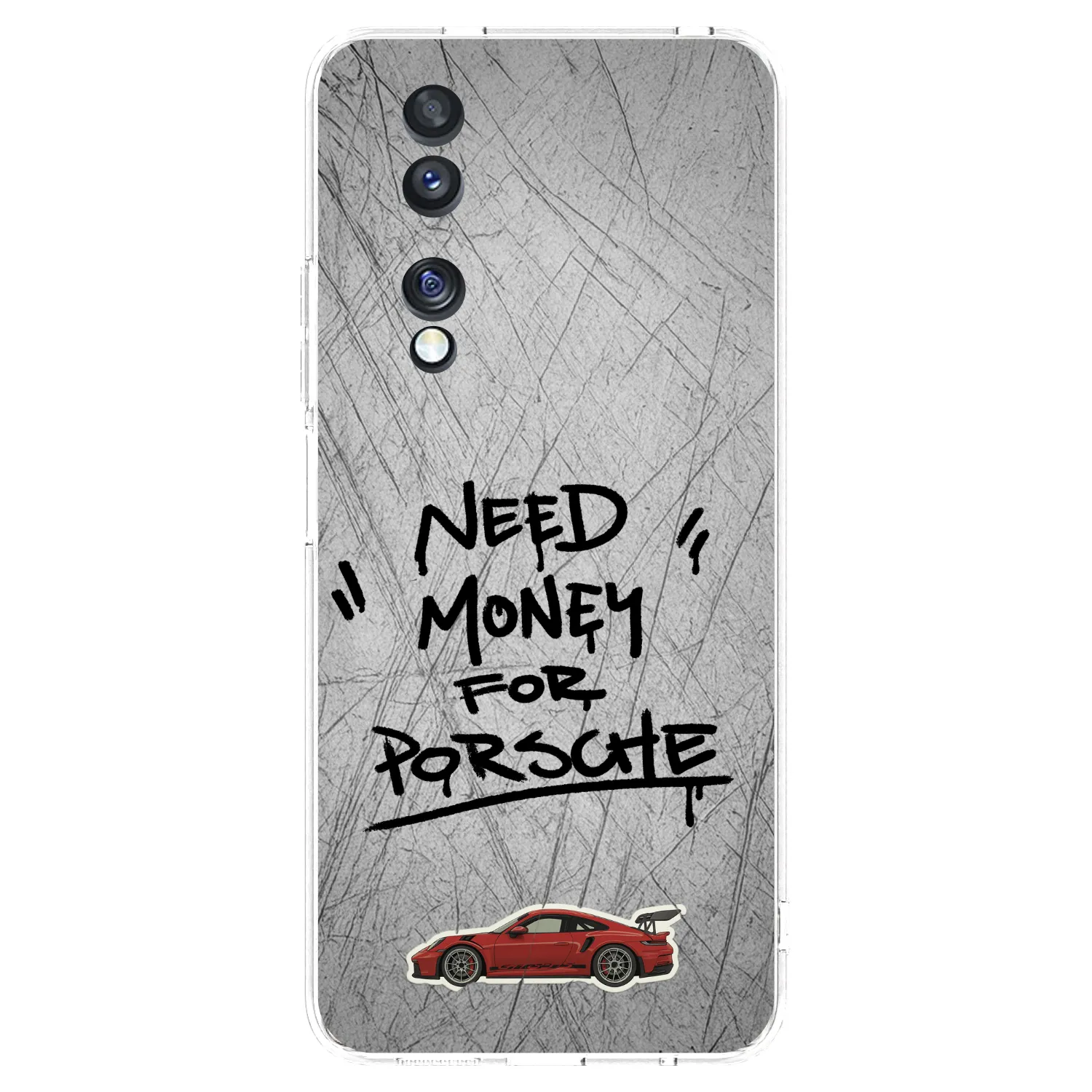 Picasee silikonska prozirna maskica za Honor 70 - Grey Drift