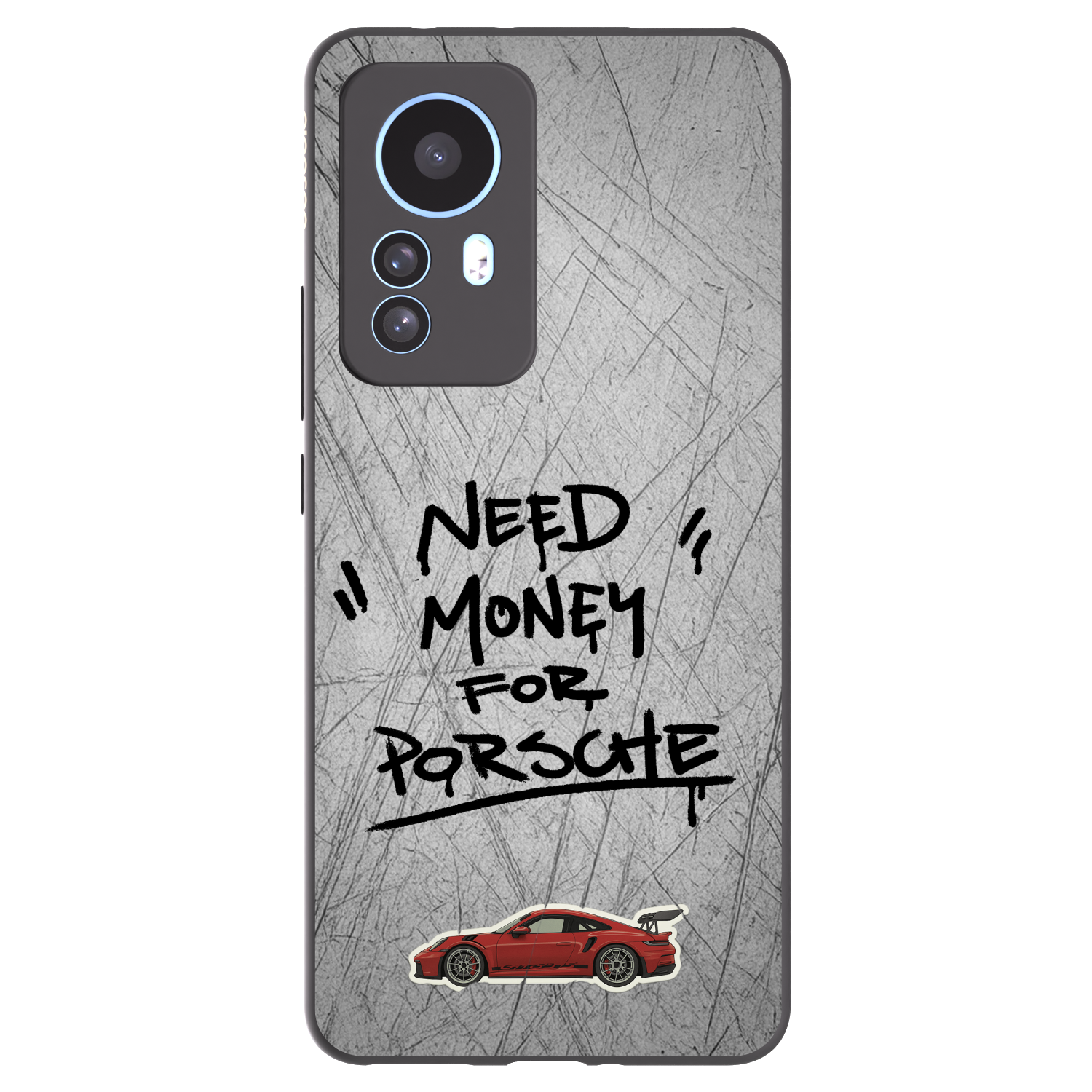 Picasee crna silikonska maskica za Xiaomi 12T - Grey Drift