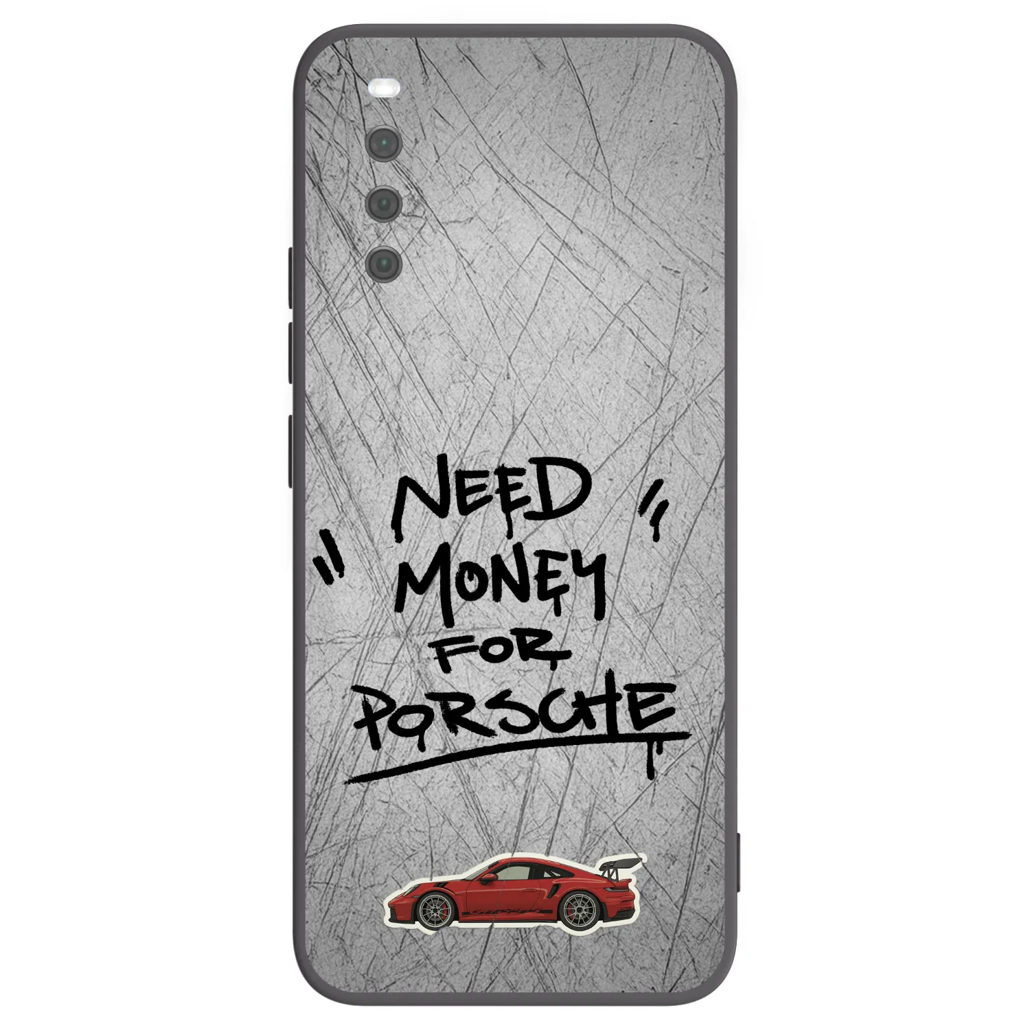 Picasee crna silikonska maskica za Sony Xperia 10 III - Grey Drift