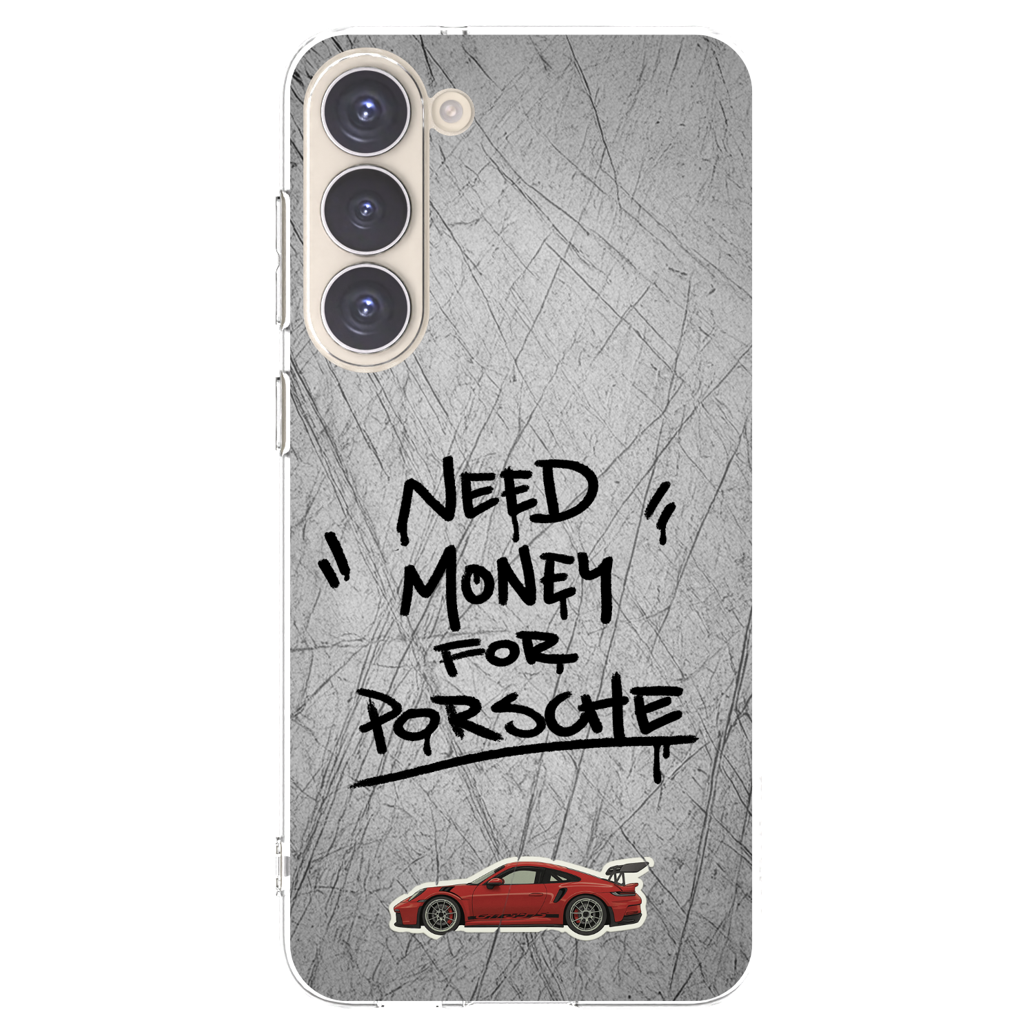 Picasee silikonska prozirna maskica za Samsung Galaxy S23+ 5G - Grey Drift