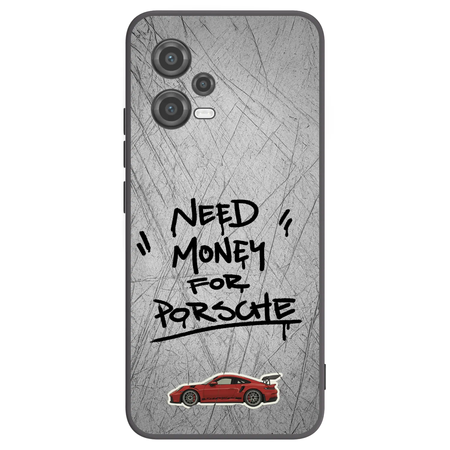 Picasee crna silikonska maskica za Xiaomi Poco X5 - Grey Drift