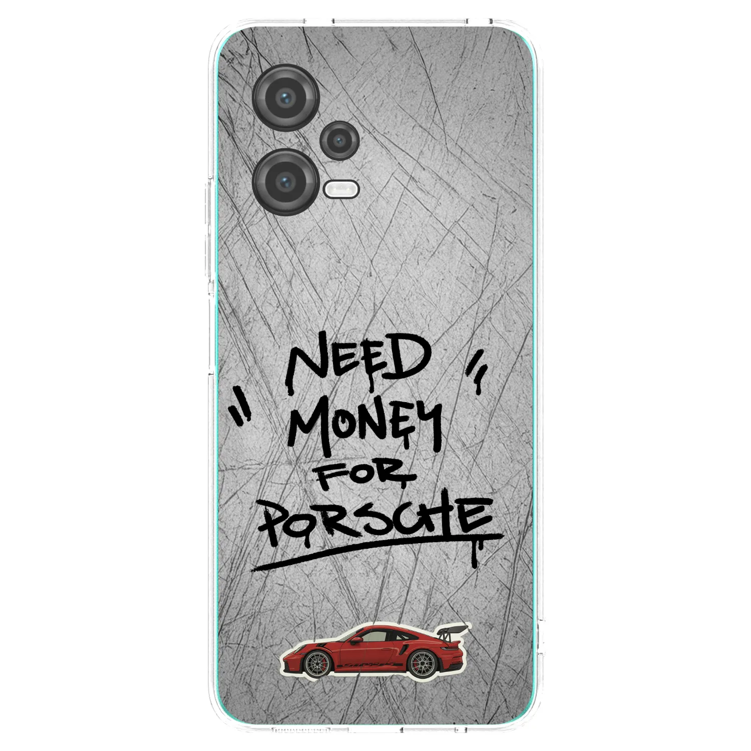 Picasee silikonska prozirna maskica za Xiaomi Poco X5 - Grey Drift