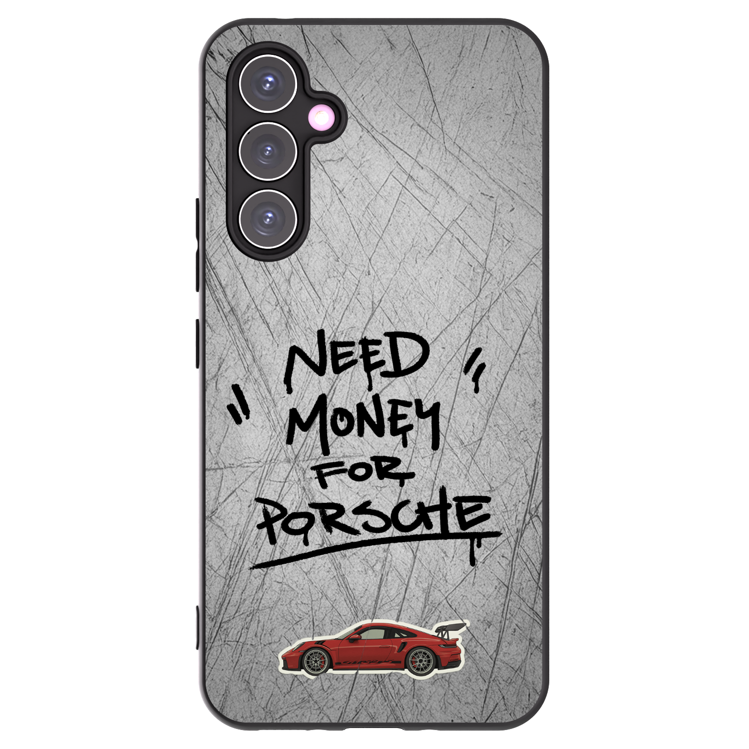 Picasee crna silikonska maskica za Samsung Galaxy A54 5G A546B - Grey Drift