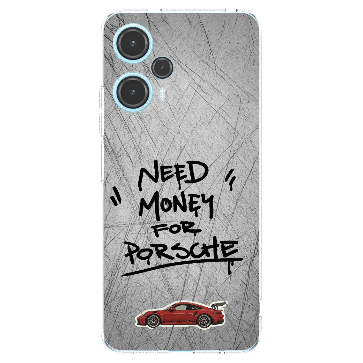 Picasee silikonska prozirna maskica za Xiaomi Poco F5 - Grey Drift