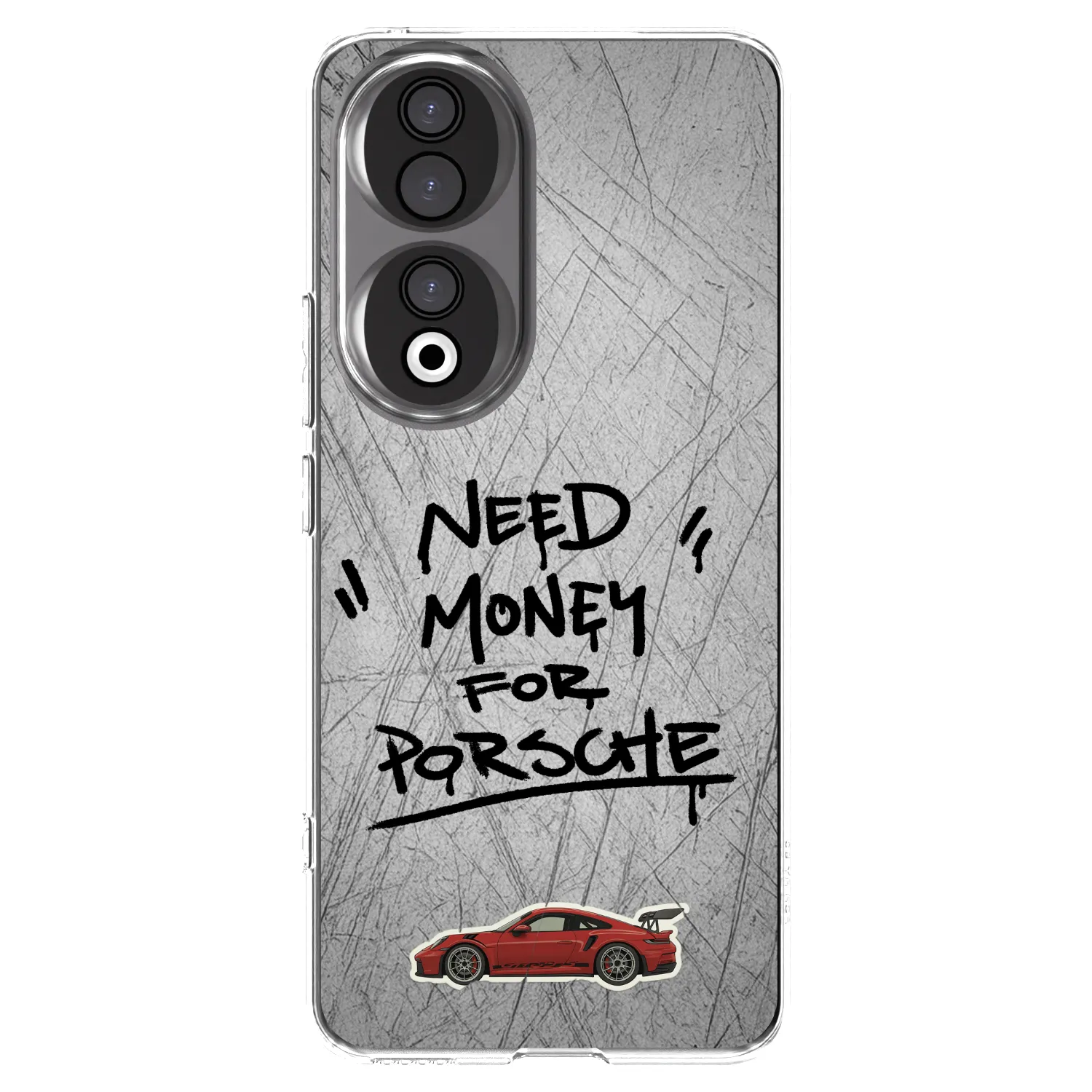 Picasee silikonska prozirna maskica za Honor 90 5G - Grey Drift