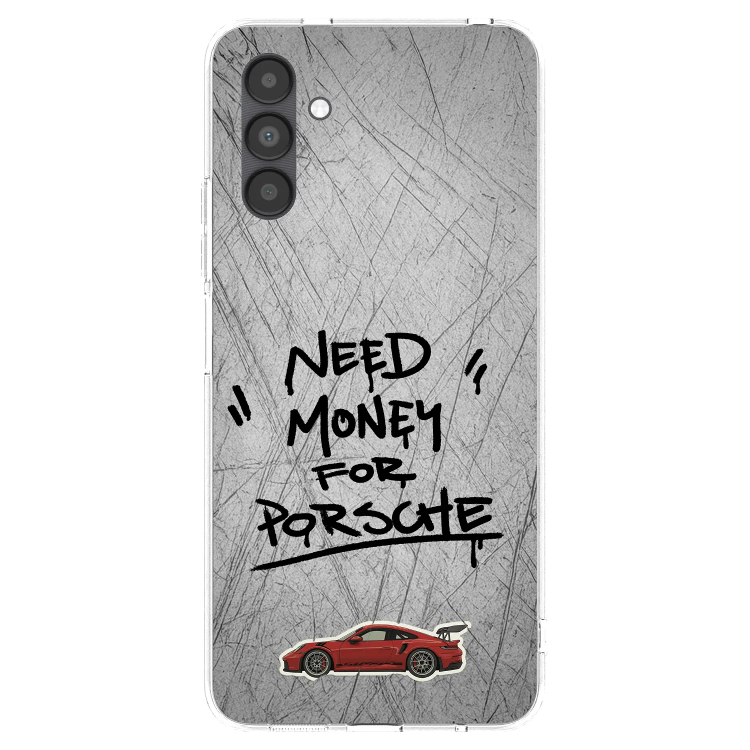 Picasee silikonska prozirna maskica za Samsung Galaxy A04s A047F - Grey Drift