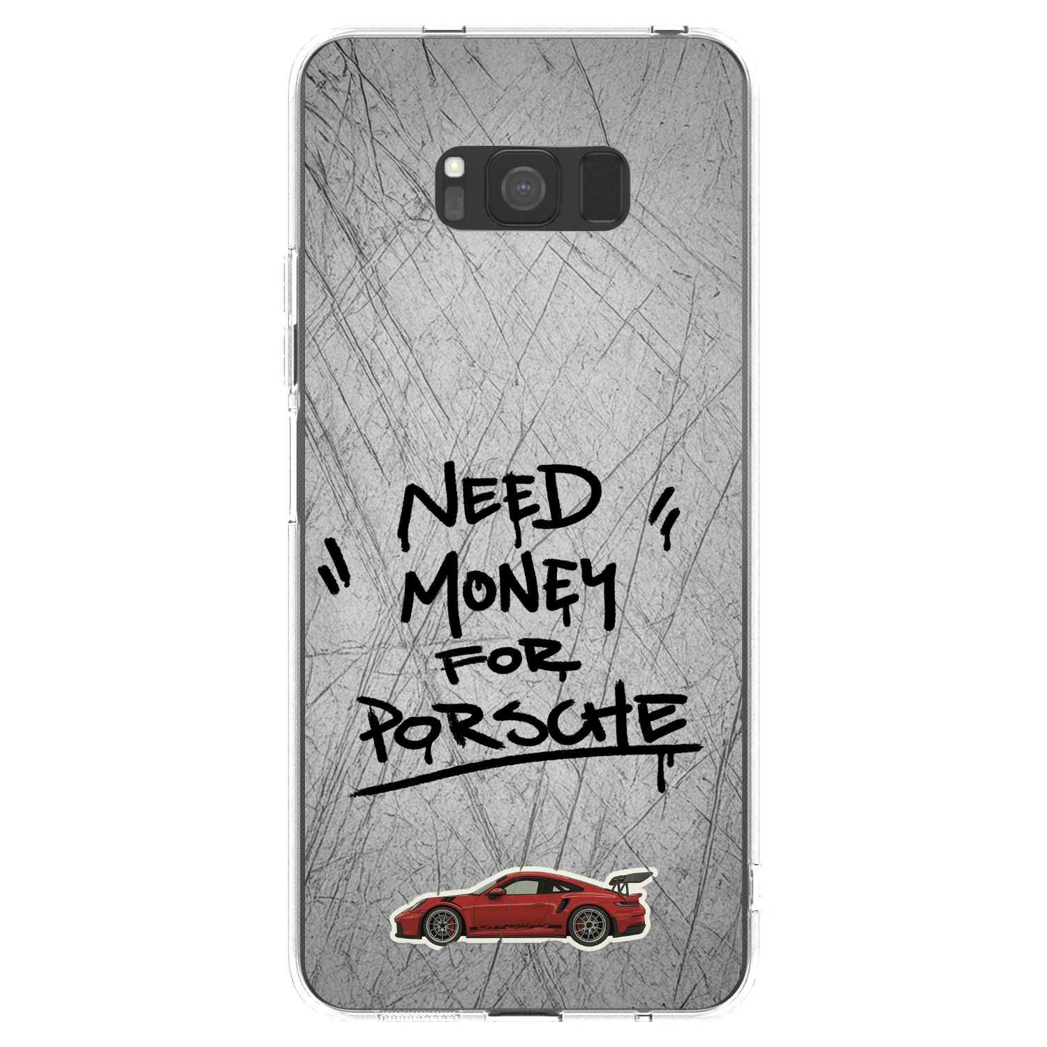 Picasee silikonska prozirna maskica za Samsung Galaxy S8 G950F - Grey Drift